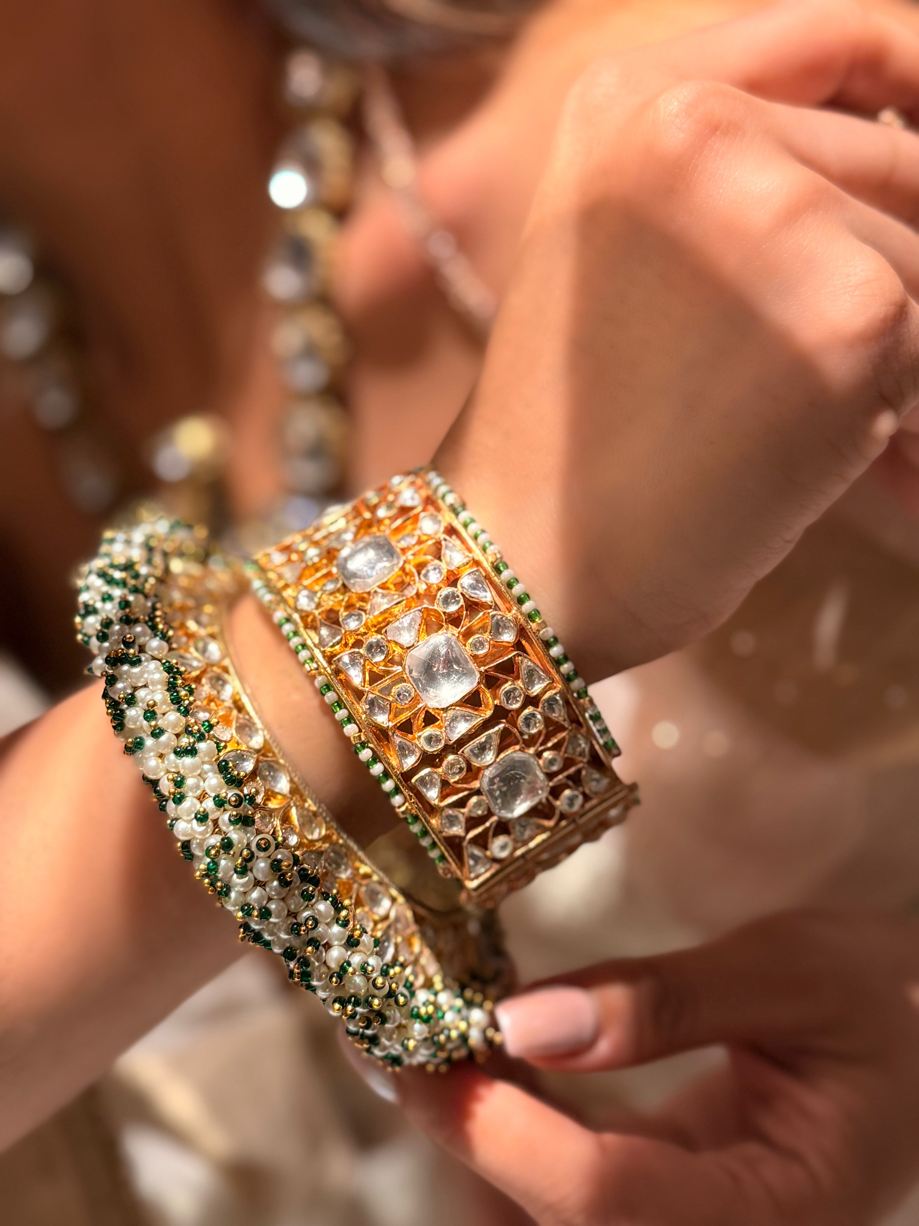 Manikya Kundan Bangle