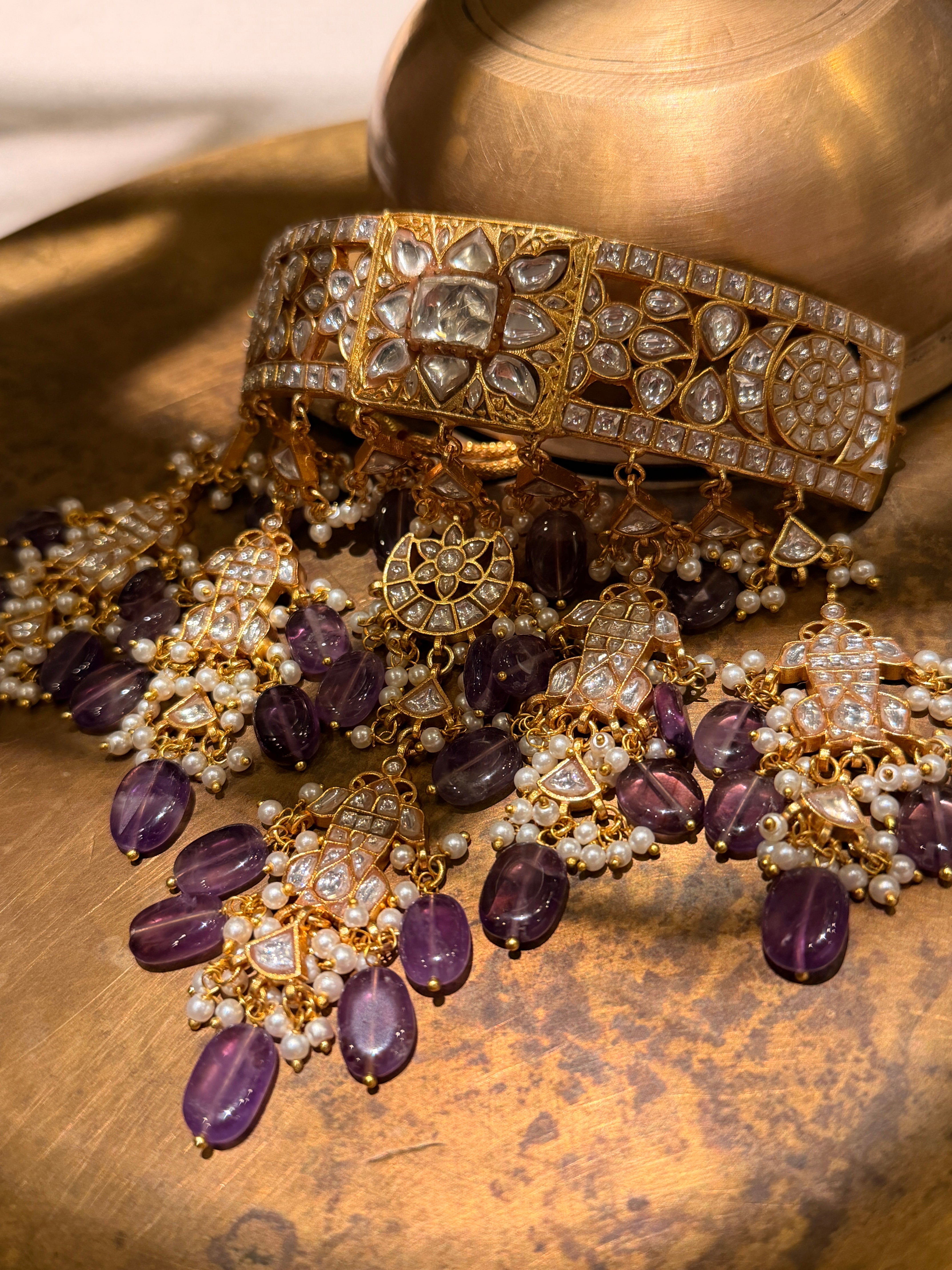 Riwaayat Kundan Aad Necklace