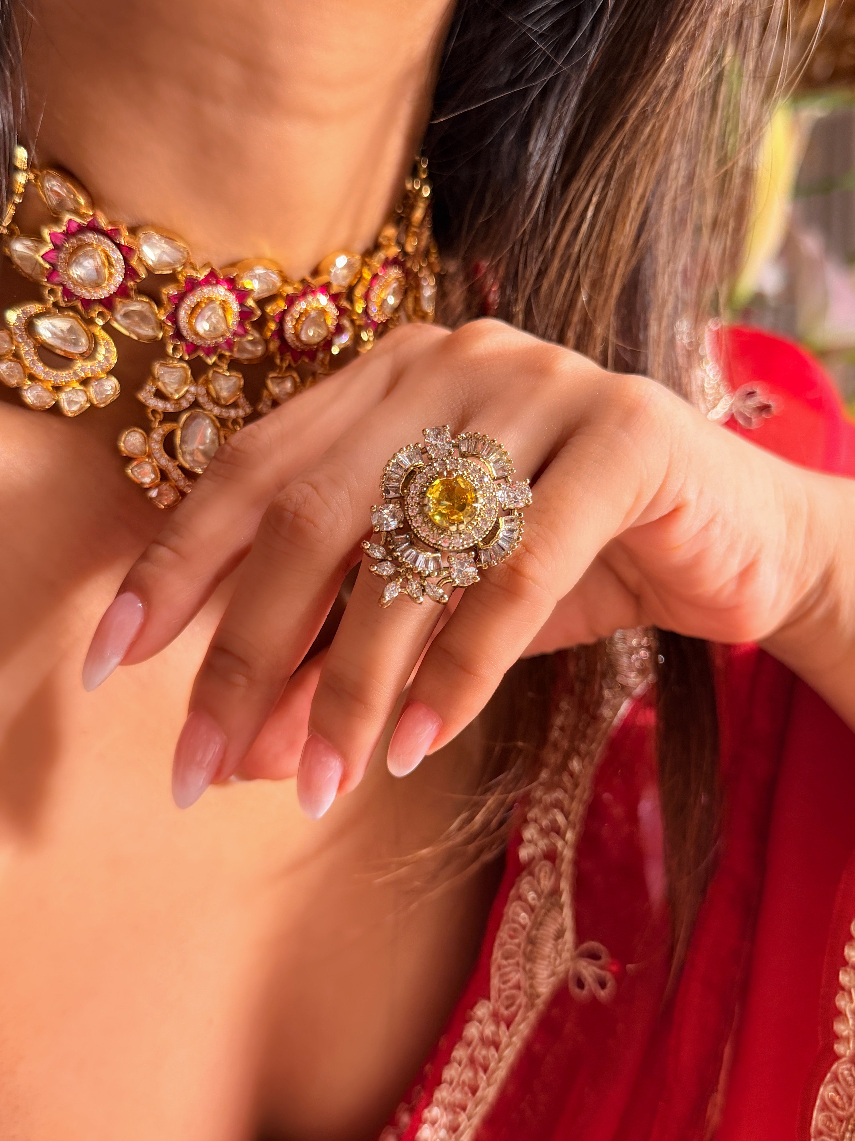 Citrine Opulence Ring