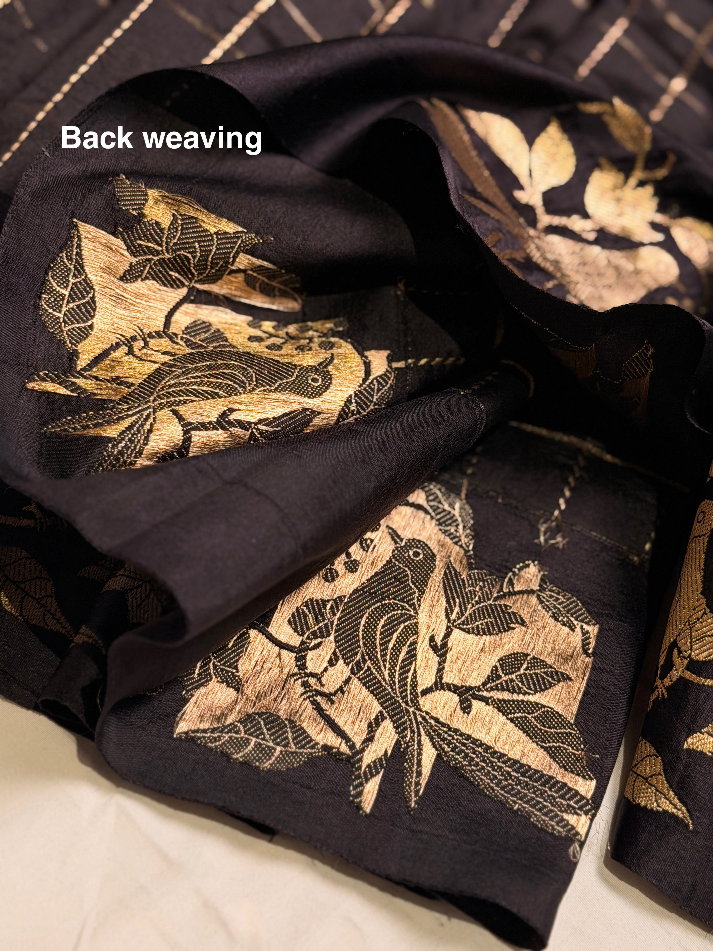 Checkers Glam Silk Saree