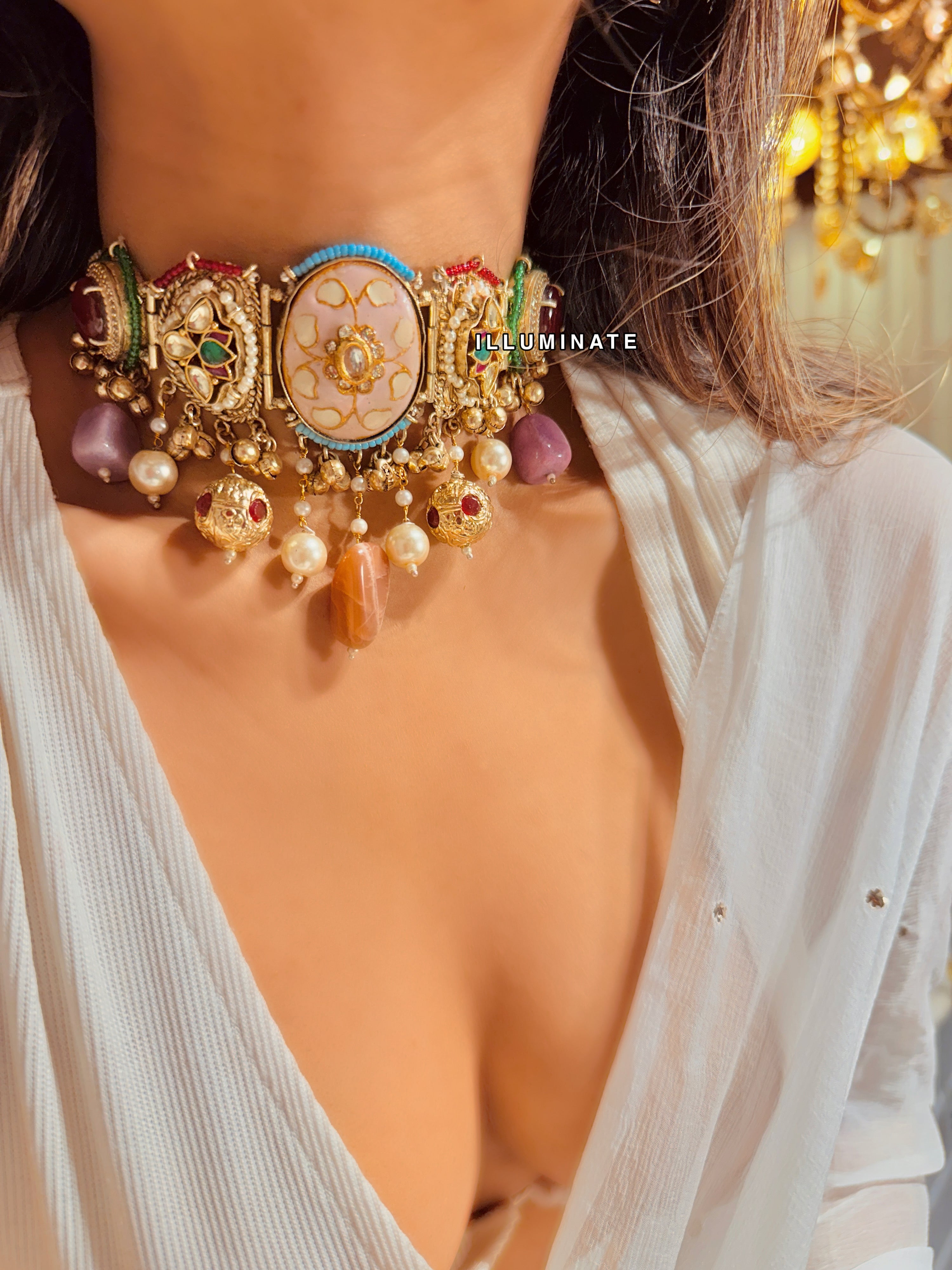 Sasha Meenakari Choker