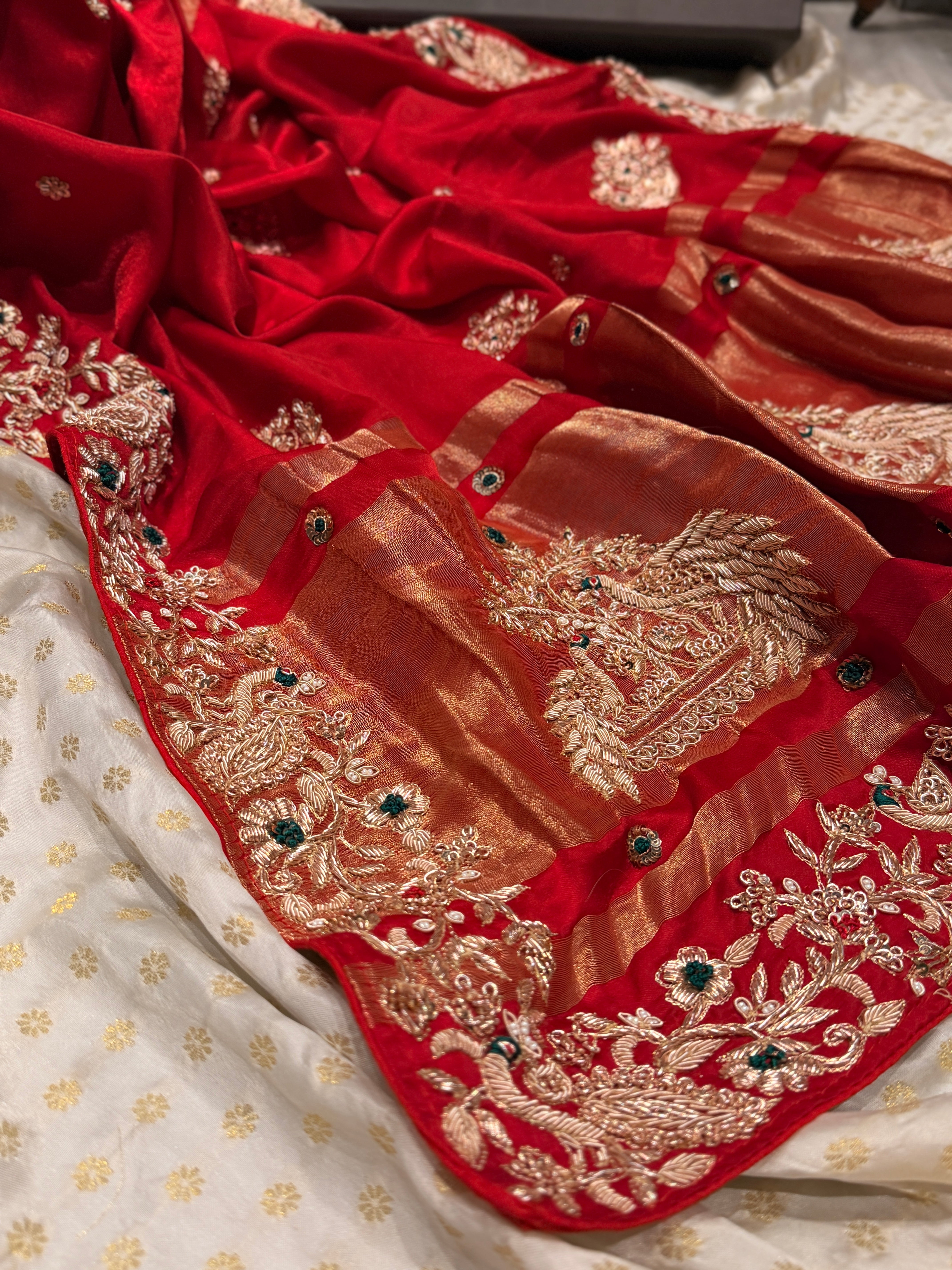 Sindoori shringar Saree