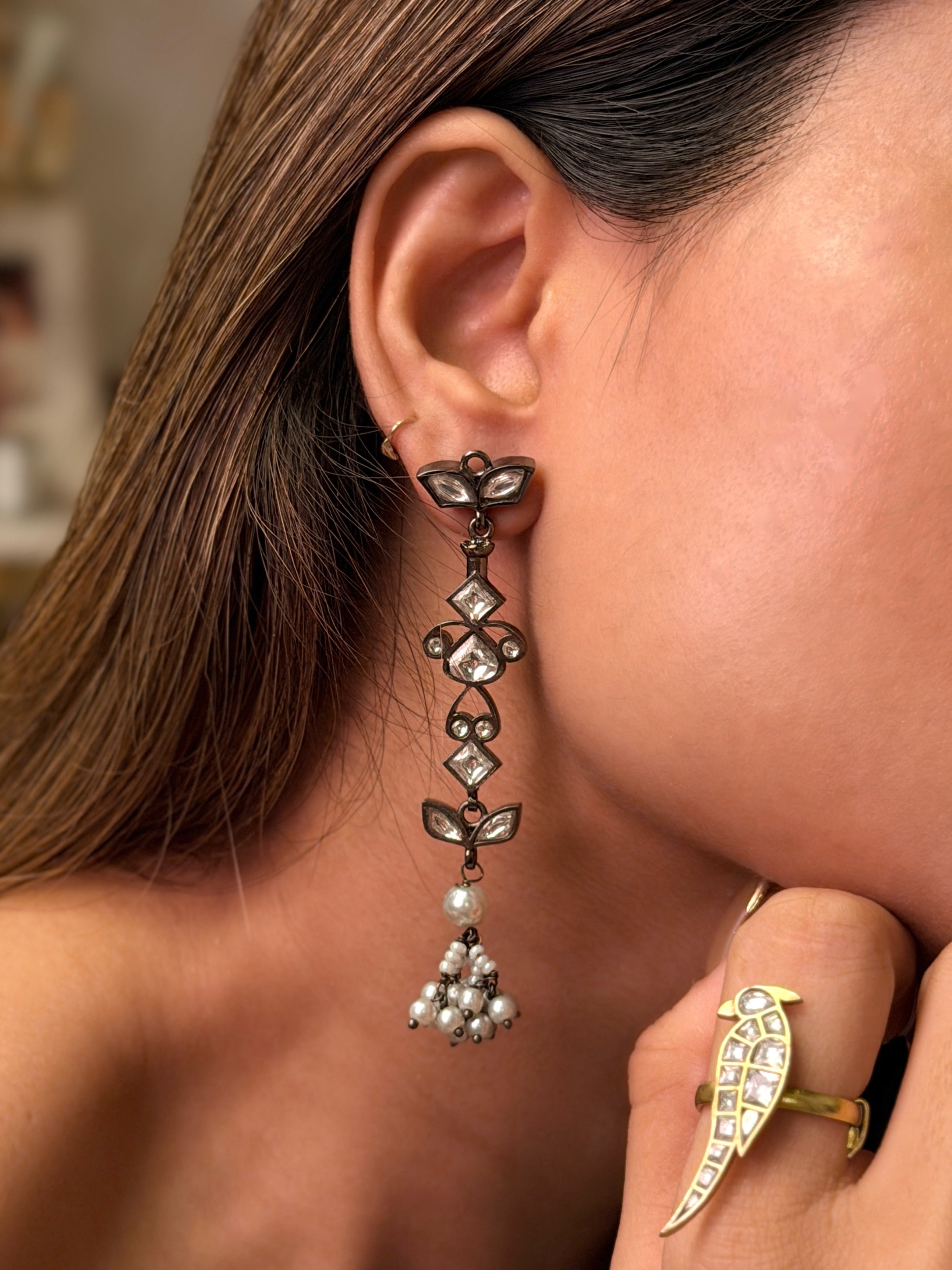 Dainty polki Earring