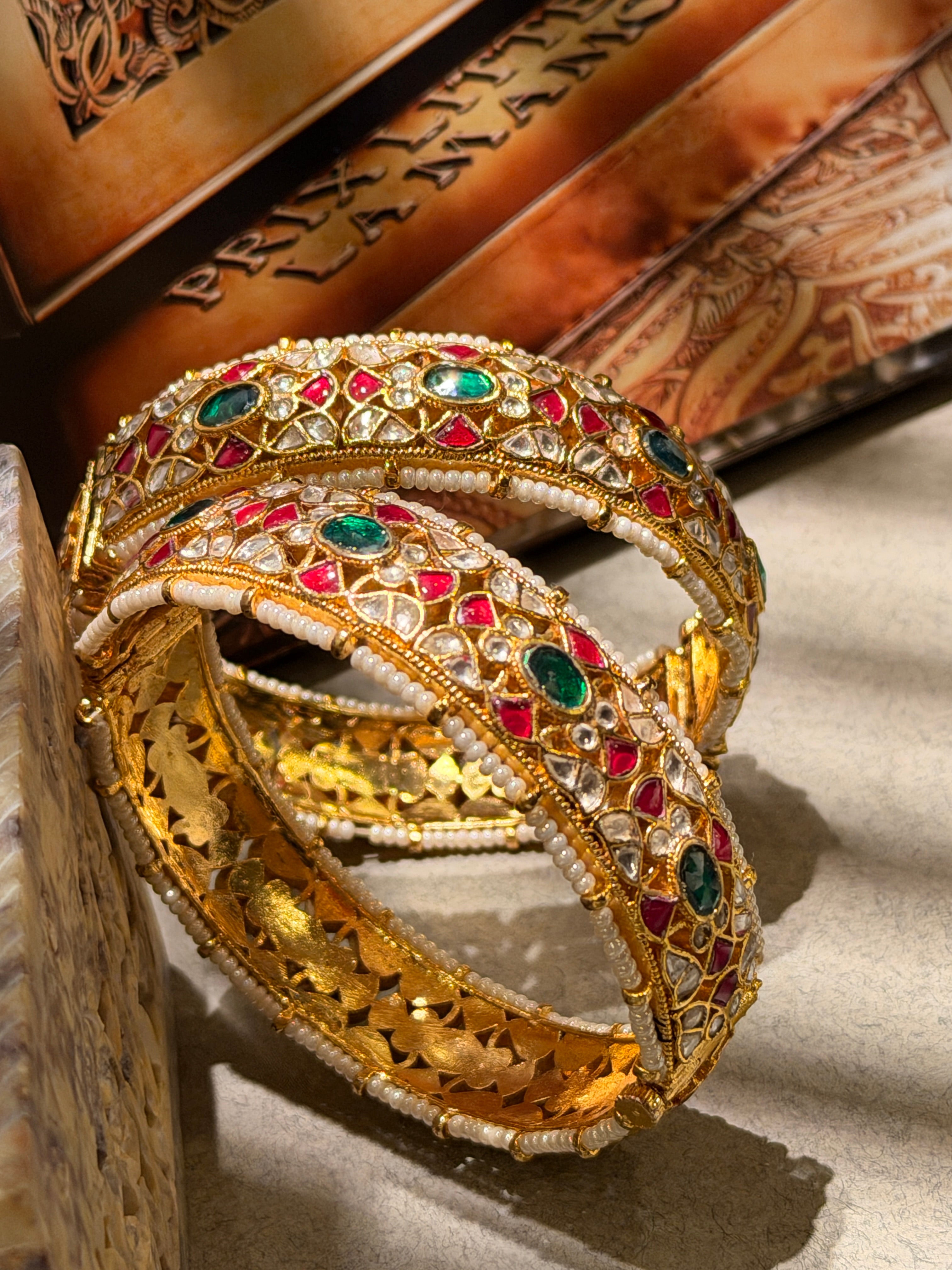 Vartika kundan bangle