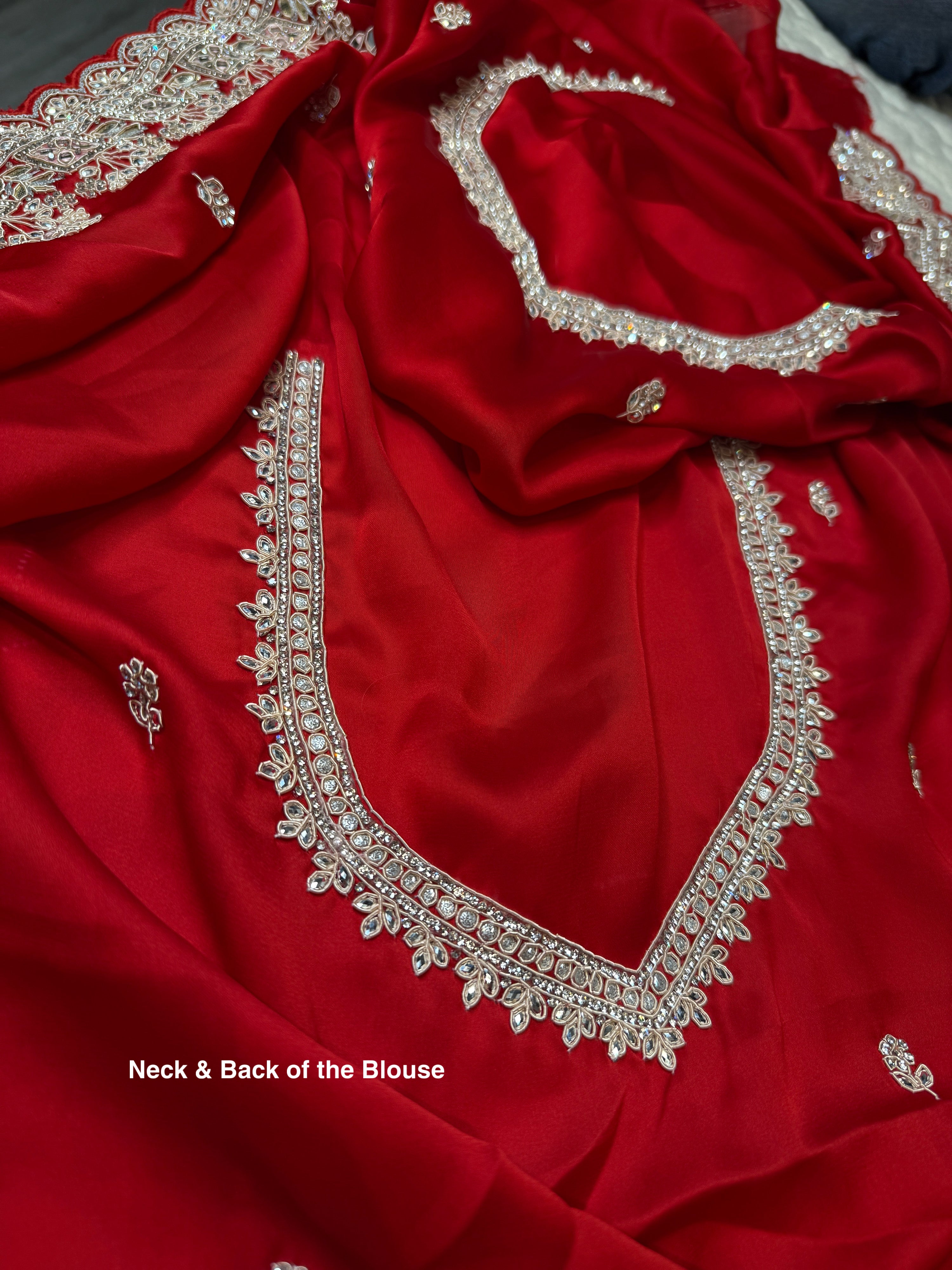 Mirror - Gotapatti Zardosi Saree