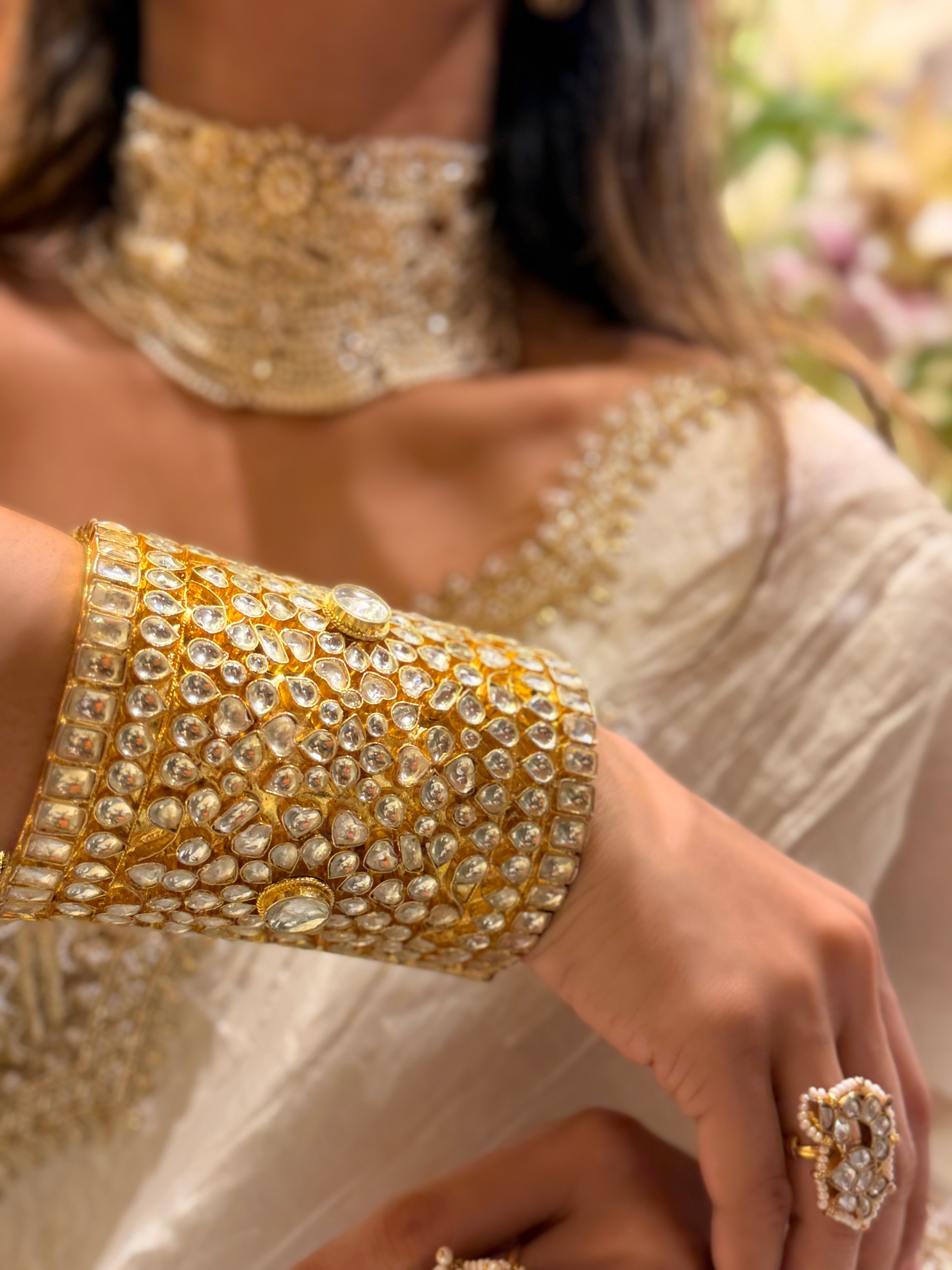 Amber Bloom Cuff