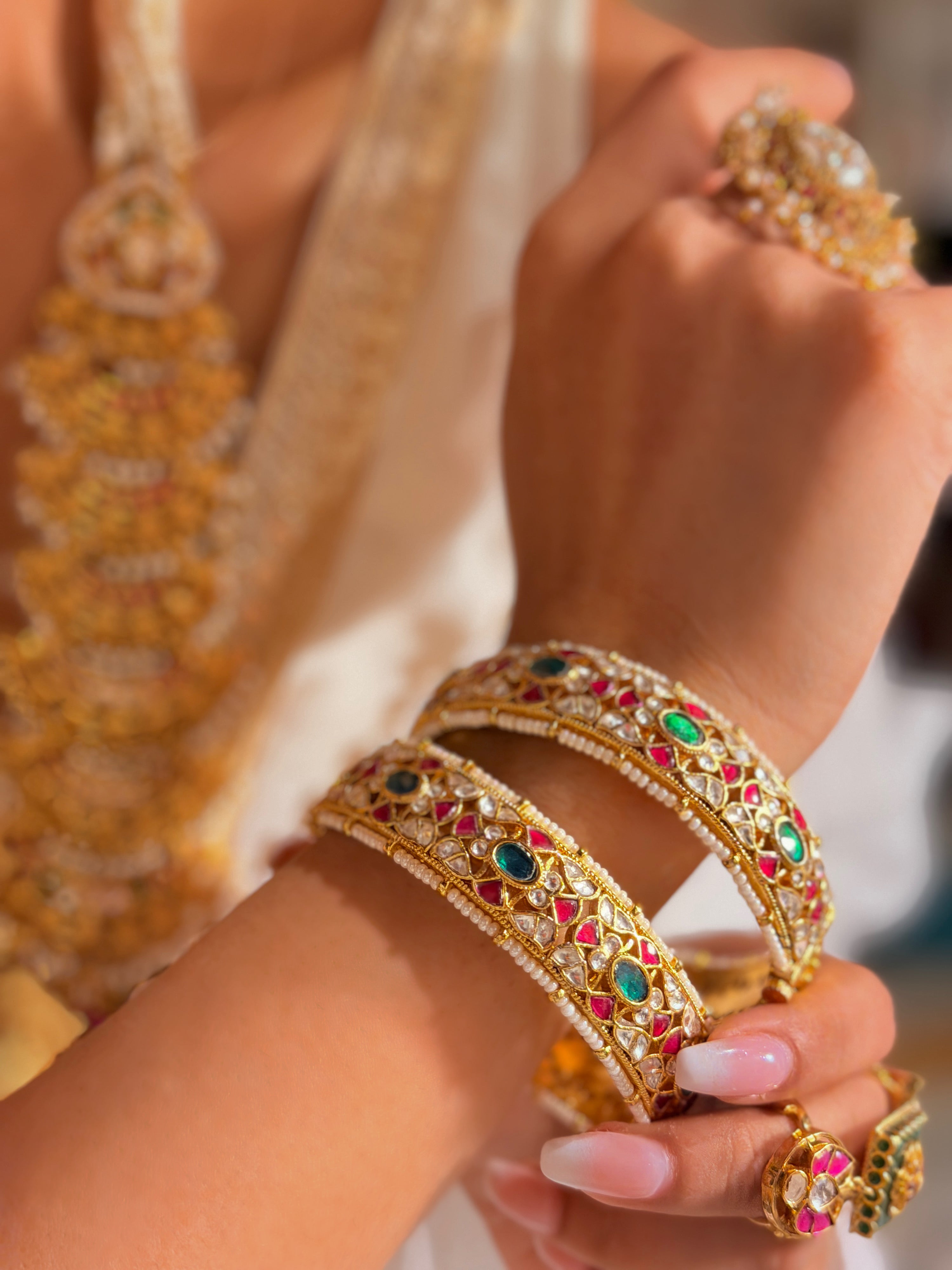 Vartika kundan bangle