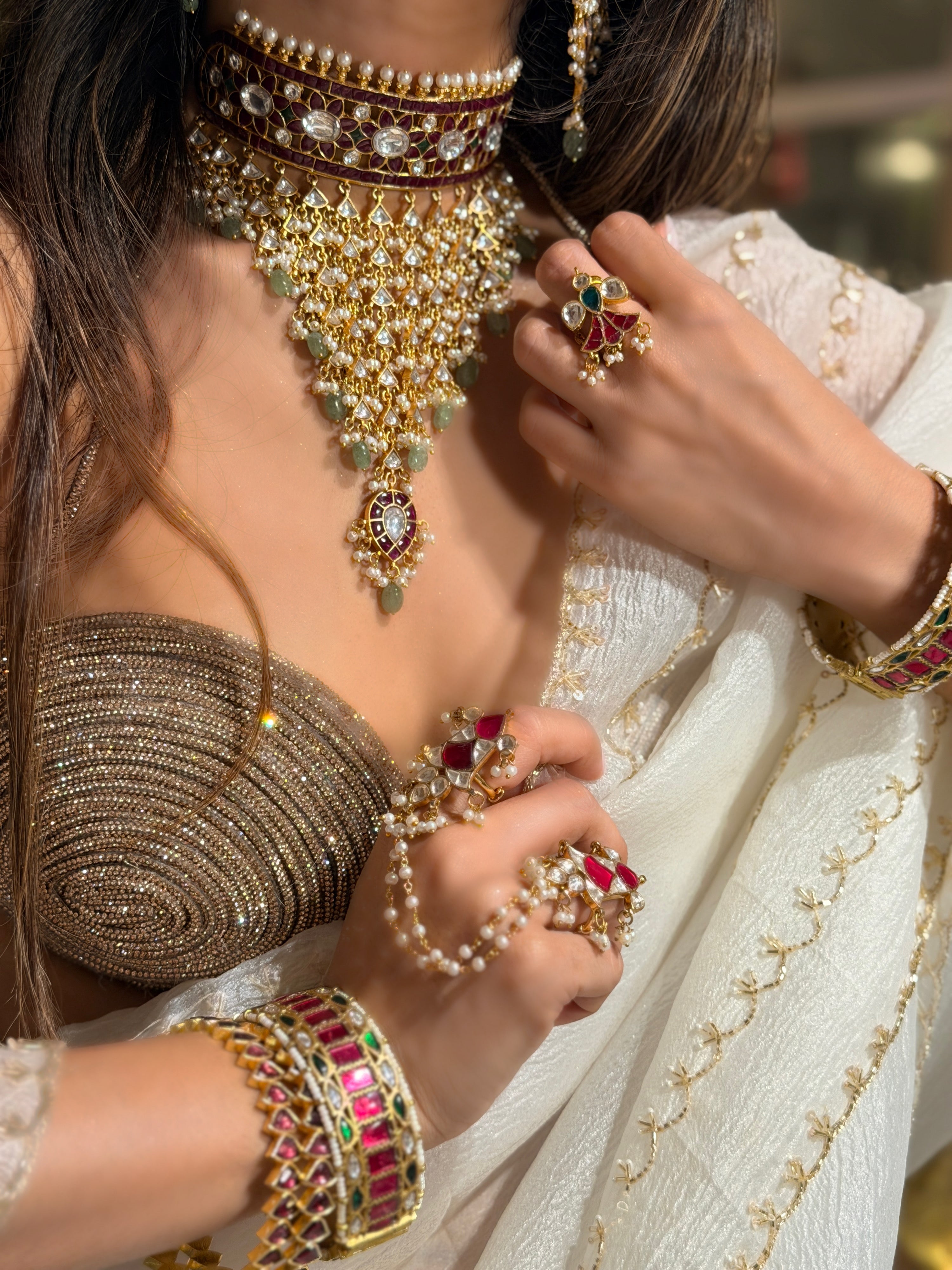 Rubab Rajputi Aadh Necklace