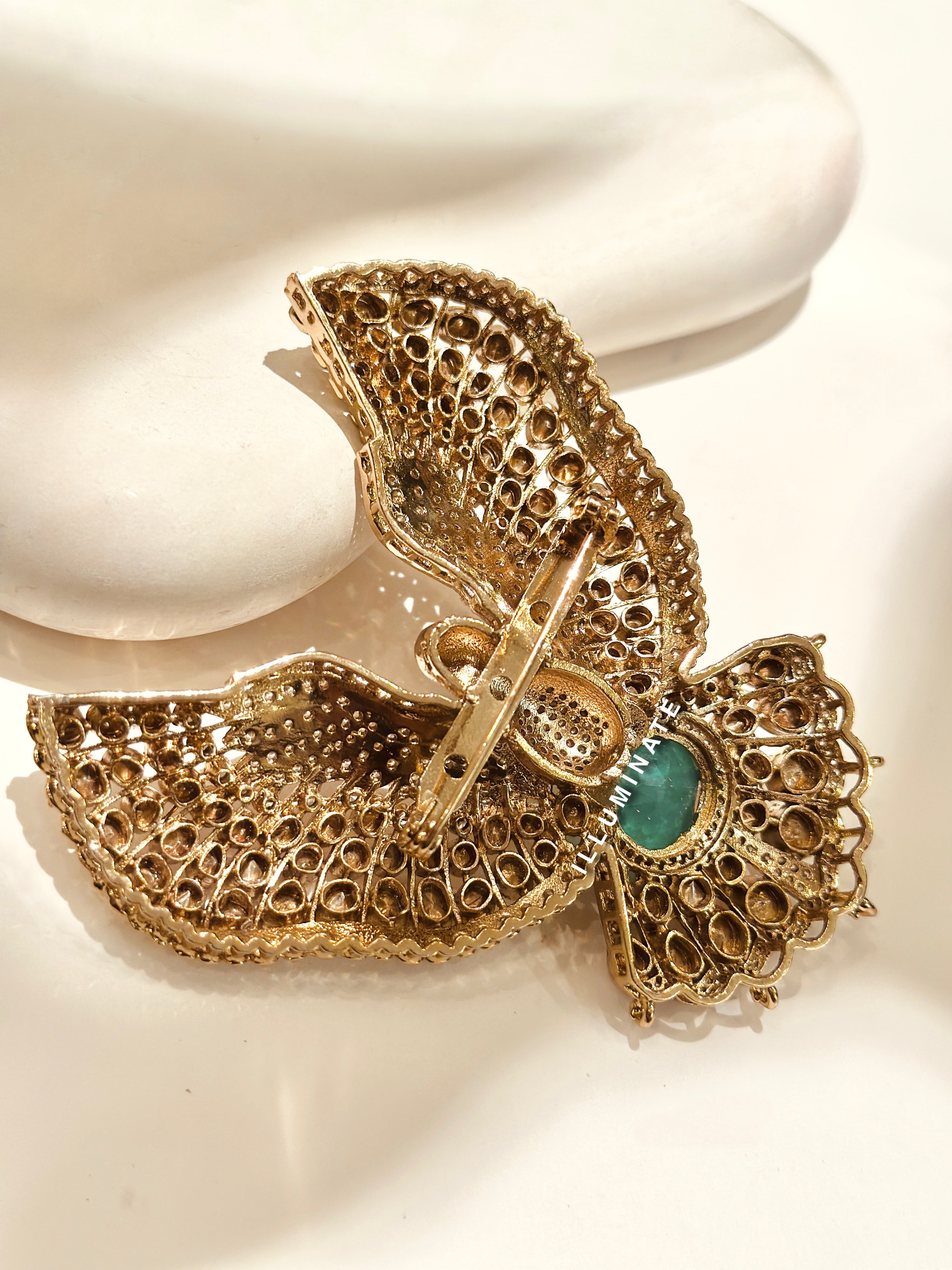Eagle Worn Brooch