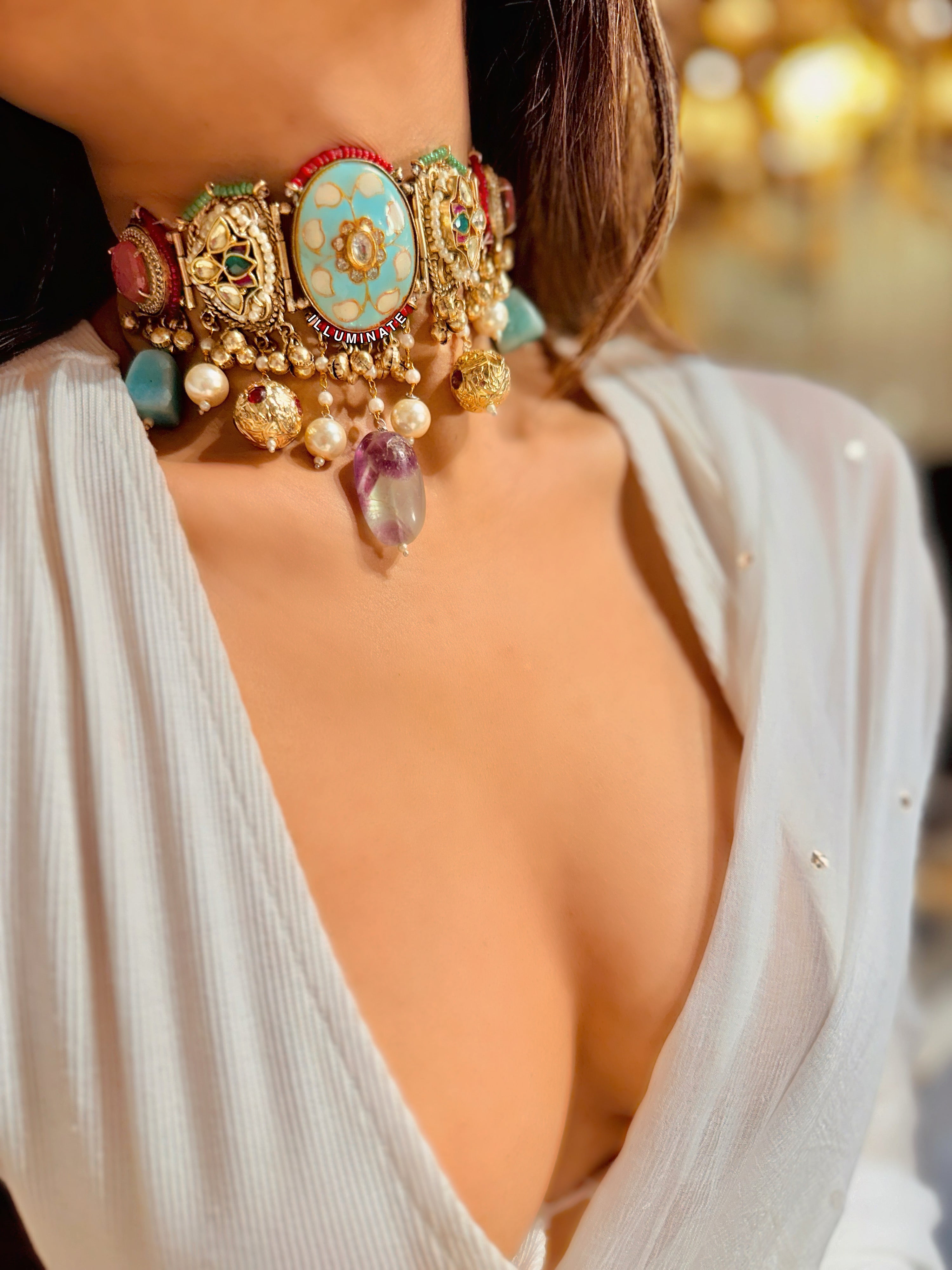 Sasha Meenakari Choker