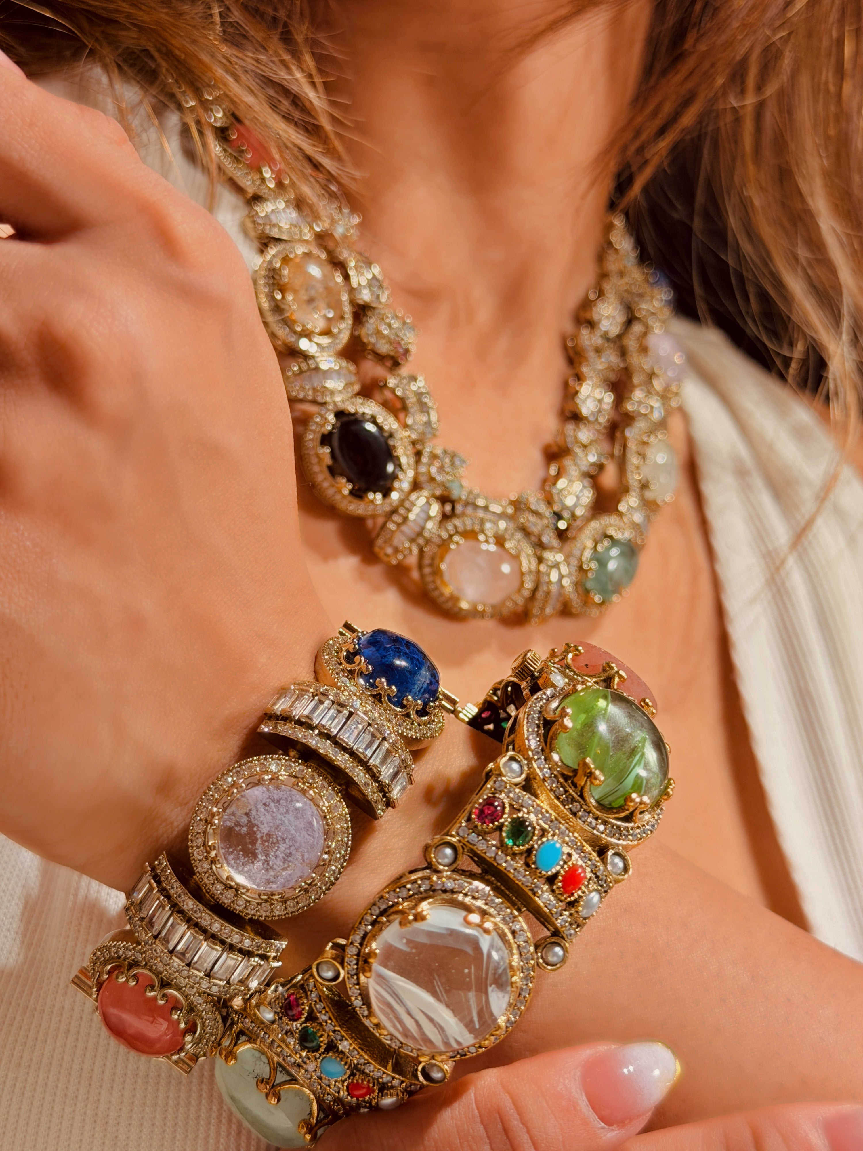 Aura Elizabeth Double layered Necklace