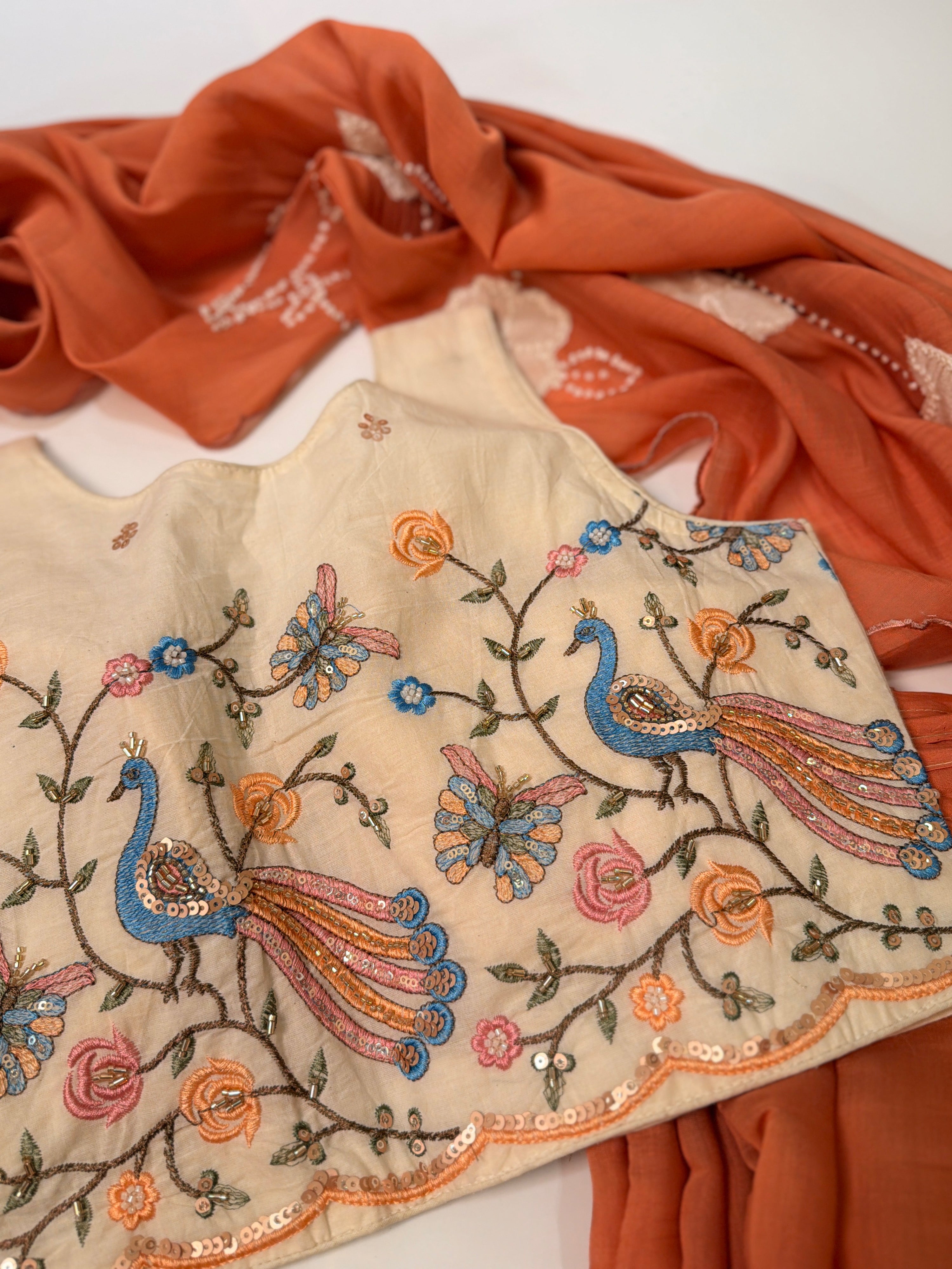 Peacock Enchantment Blouse