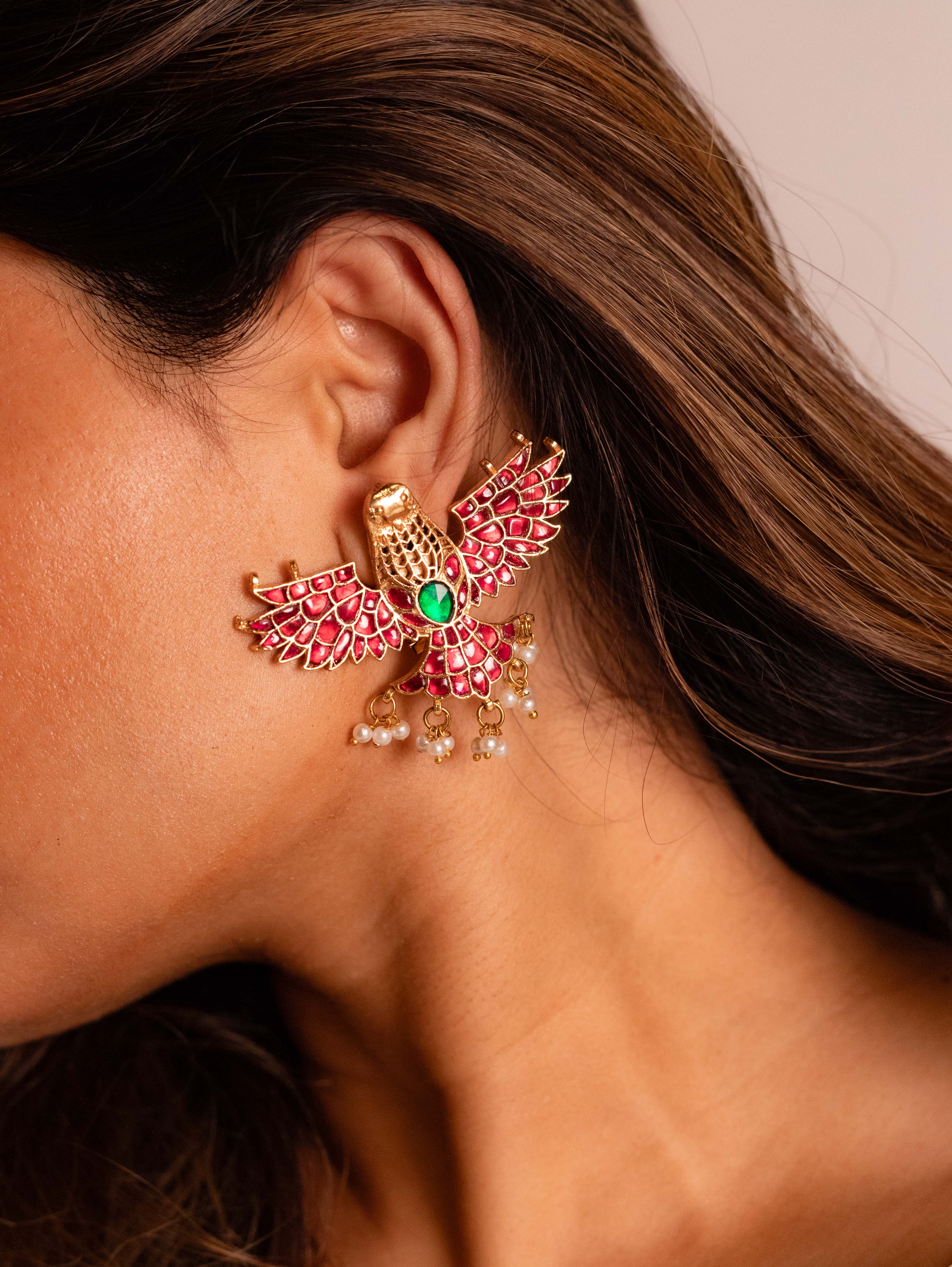 Majestic Wing Hoops-Mahira