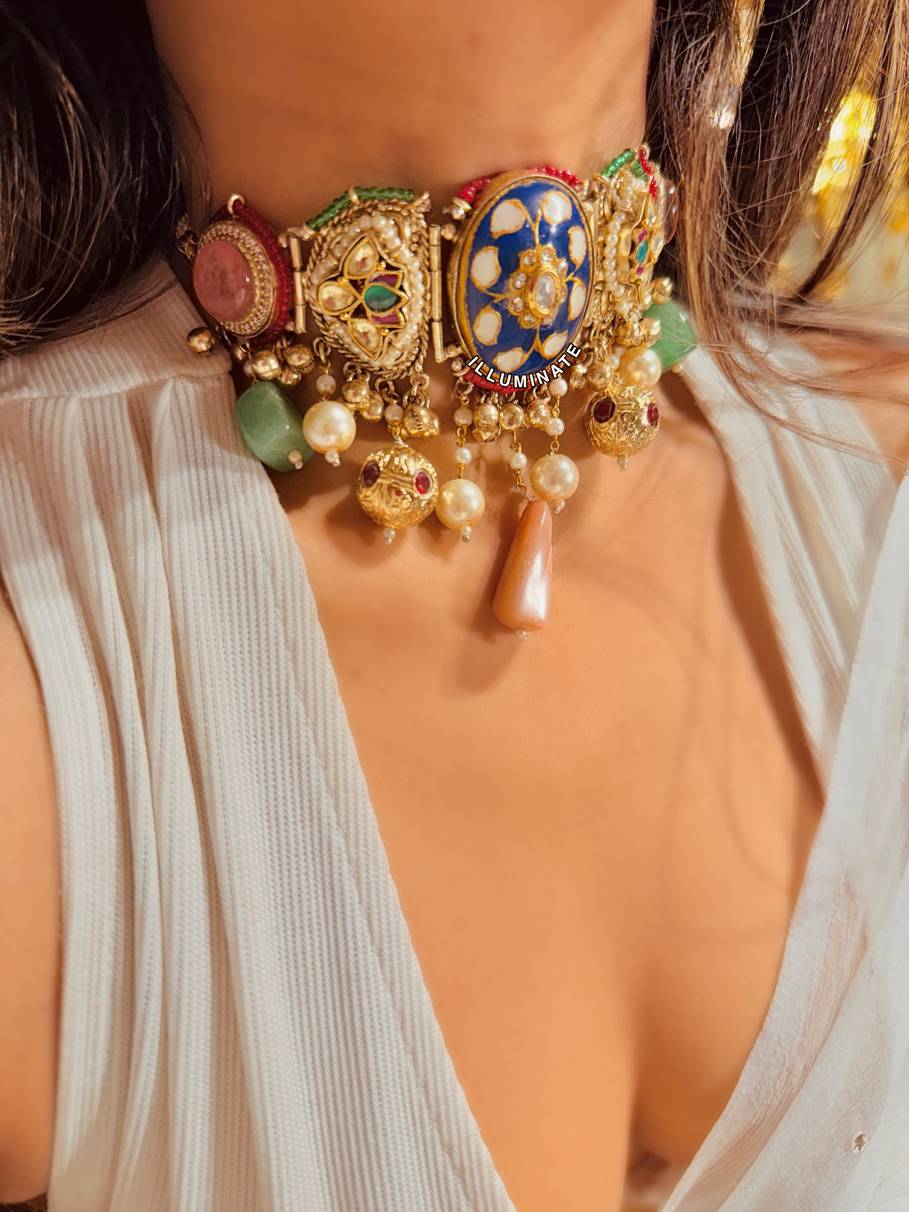 Sasha Meenakari Choker