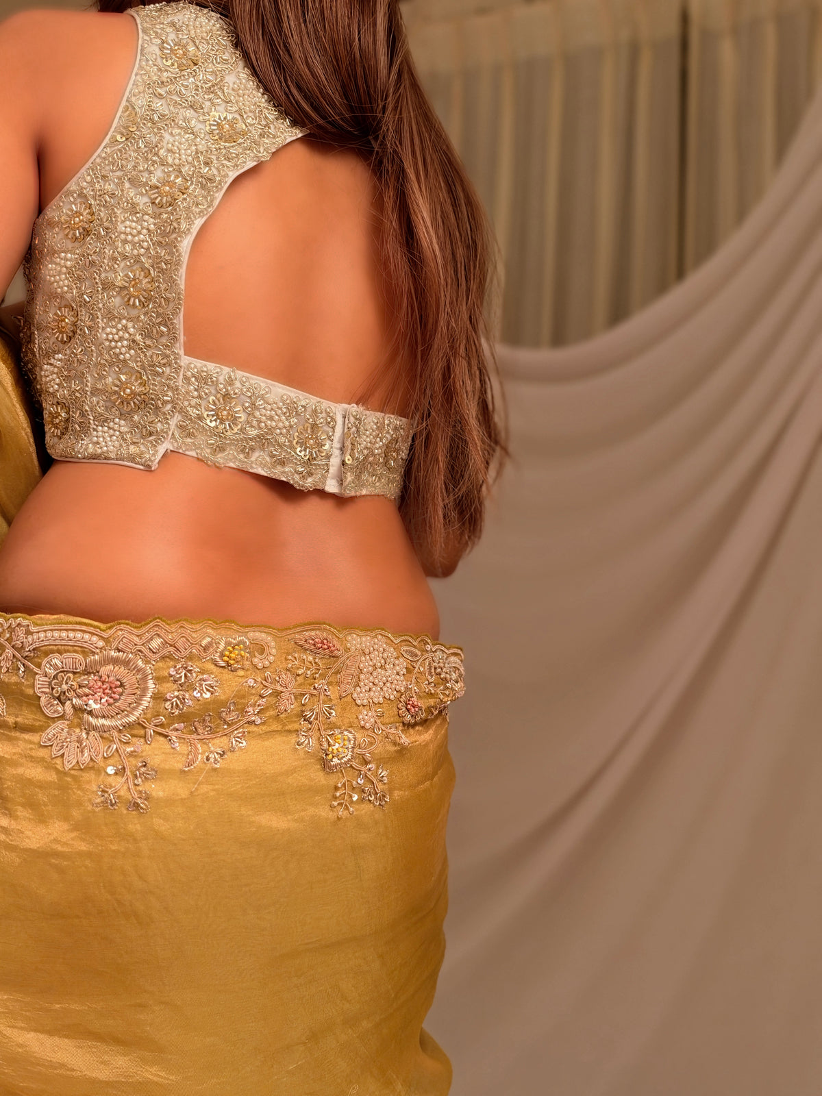 Ivory Embroidered Blouse