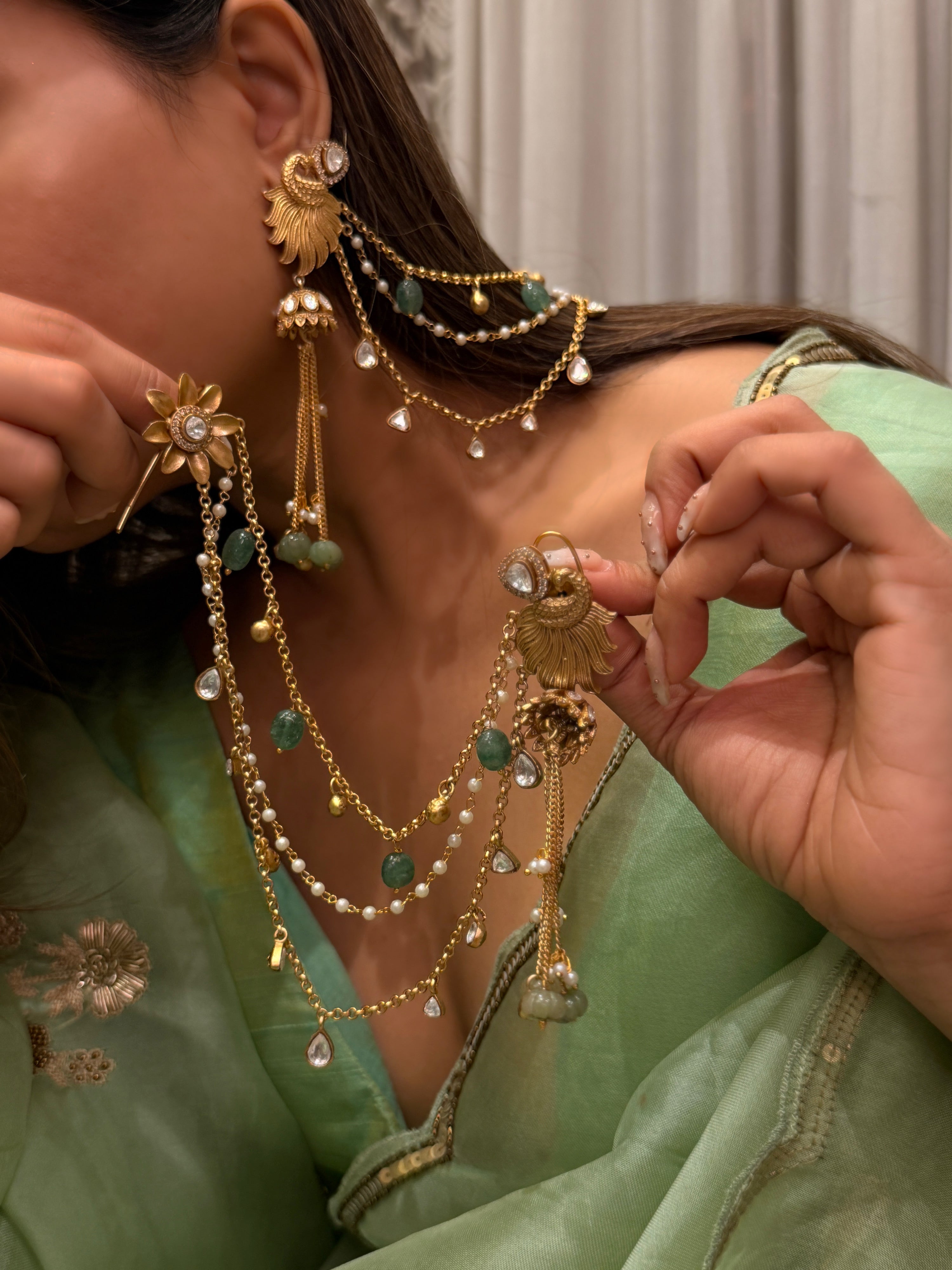 Morpankhi Jhumka shahara - SHRINGAAR