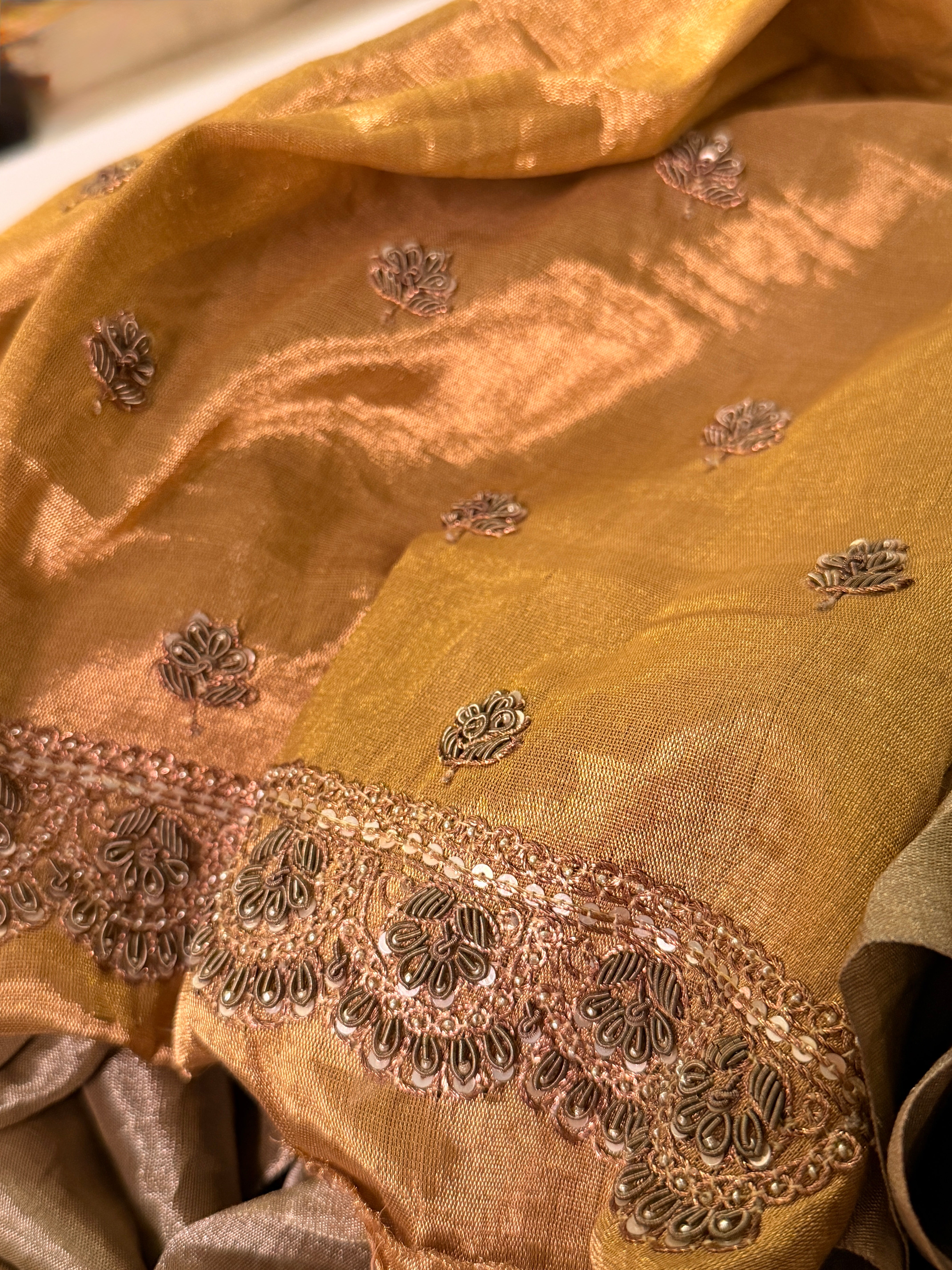 Sona-Rupa duo zardosi kanchipuram silk saree