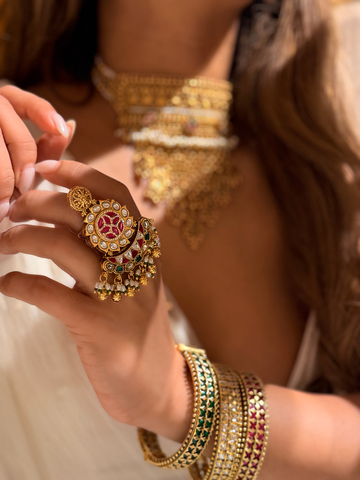 Joyee Rajwadi ghoongroo Ring
