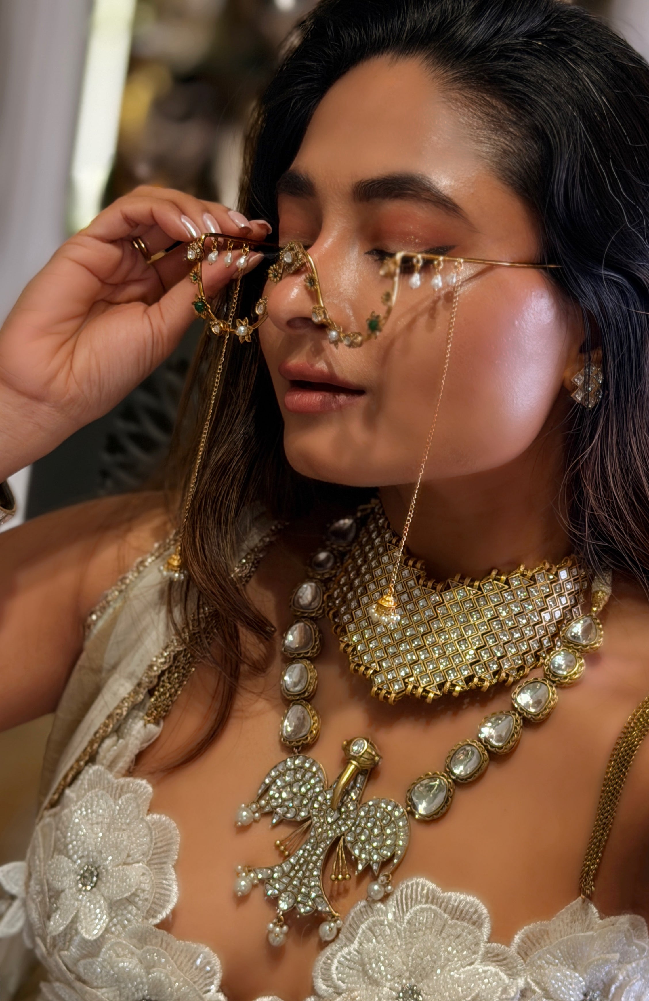 Vihanga Polki Necklace- Mahira