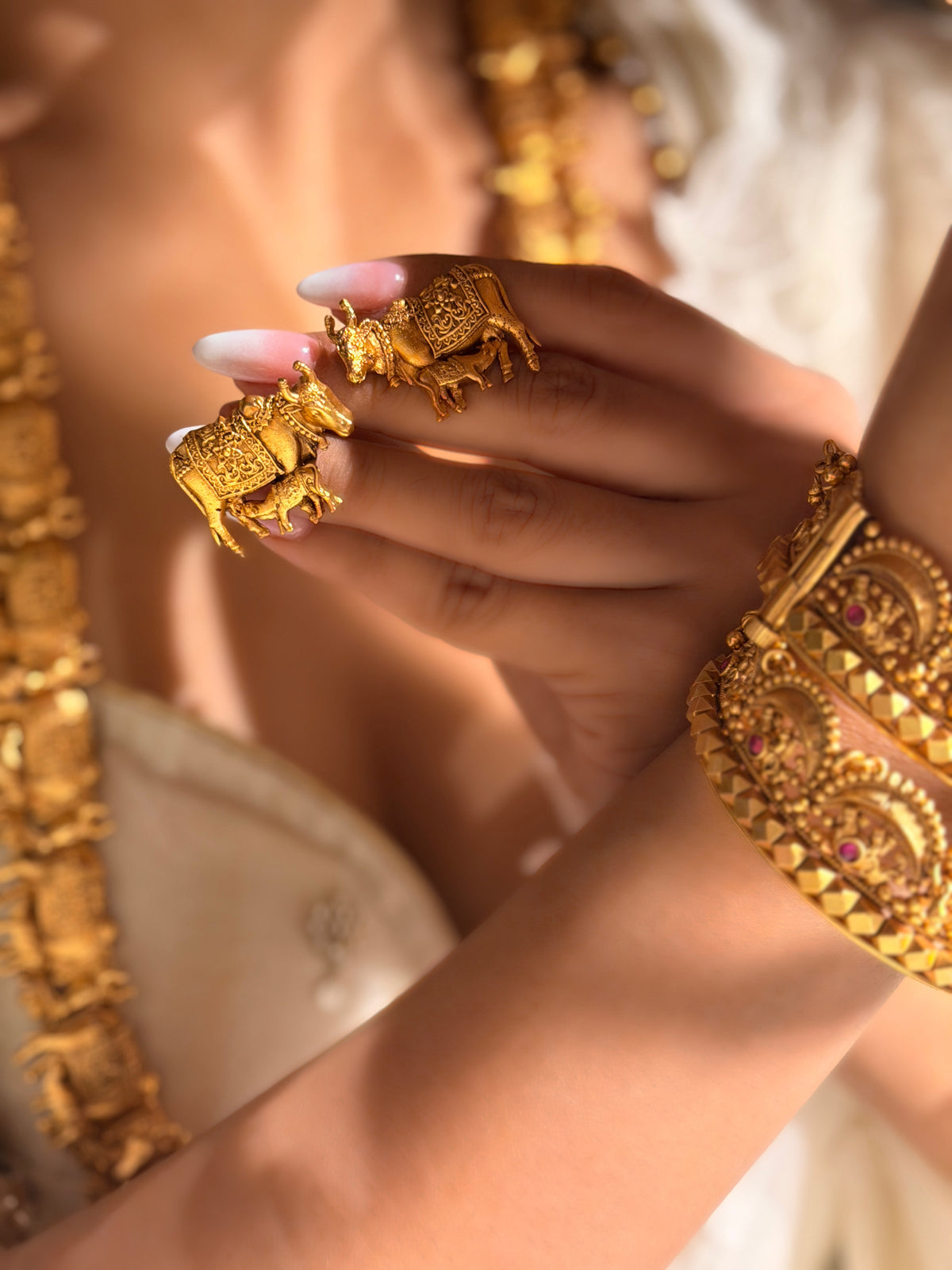 Nandipriya Rajwadi Necklace