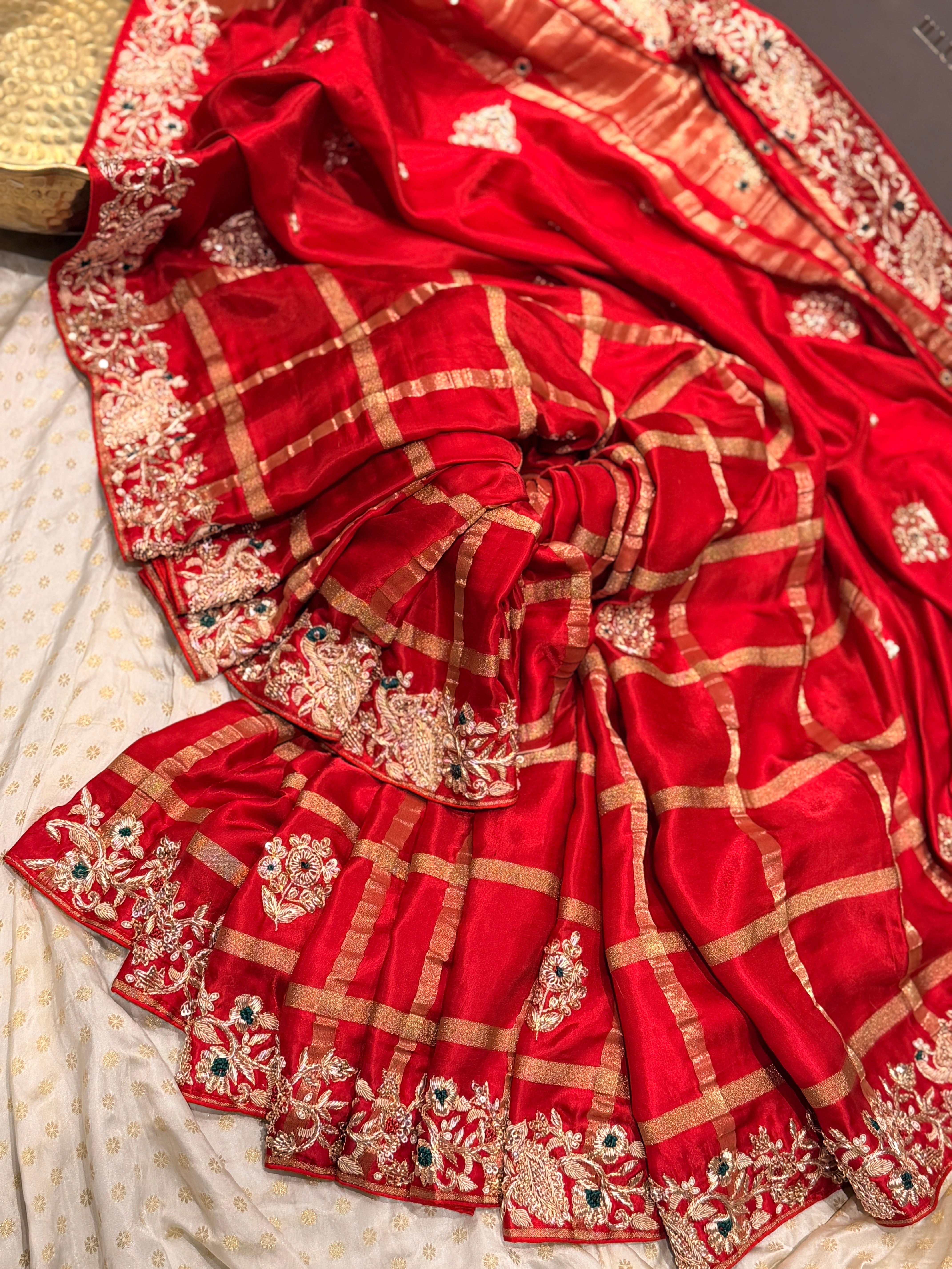 Sindoori shringar Saree