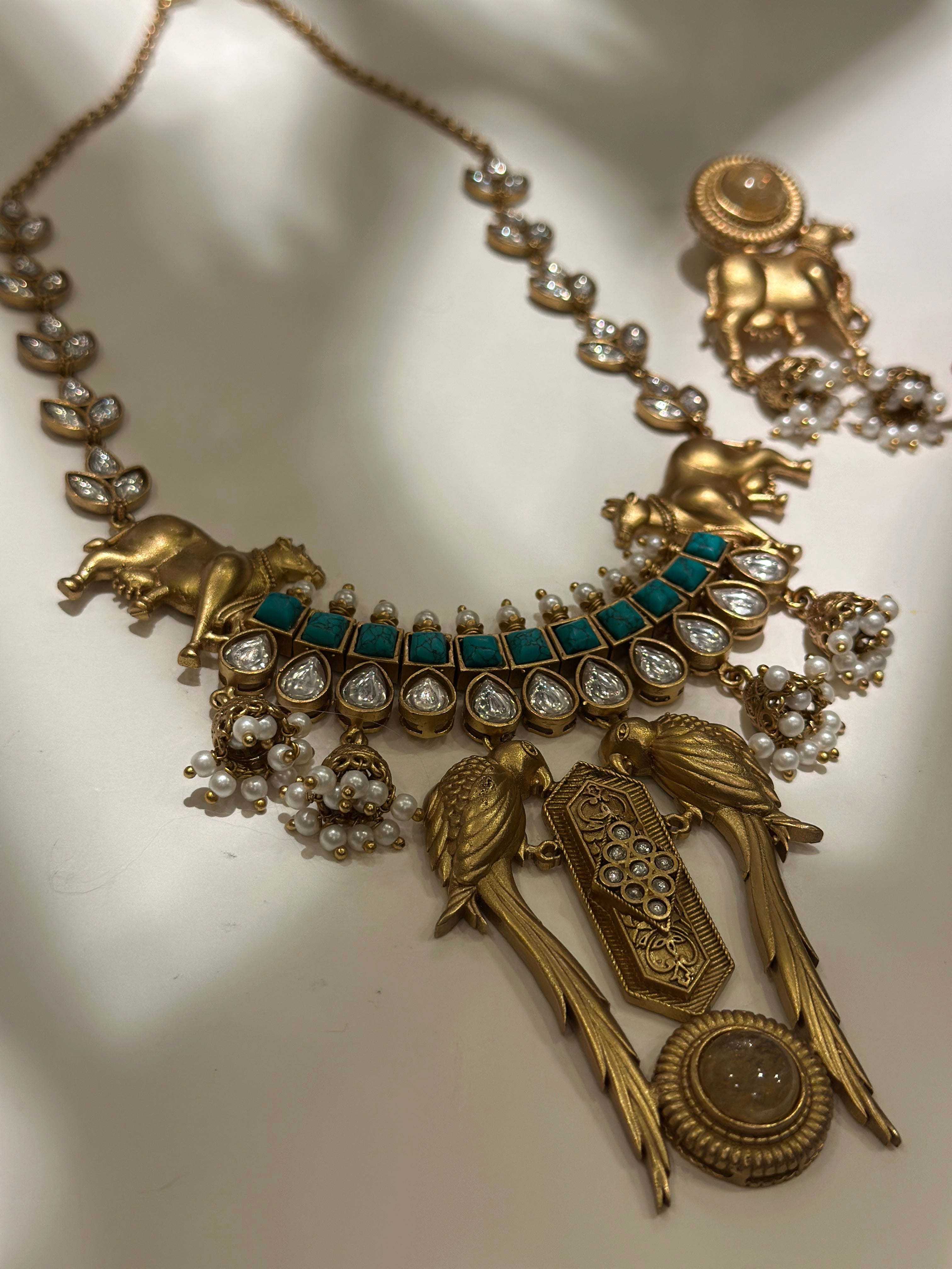 Kamadhenu Pankhuri Heritage Necklace