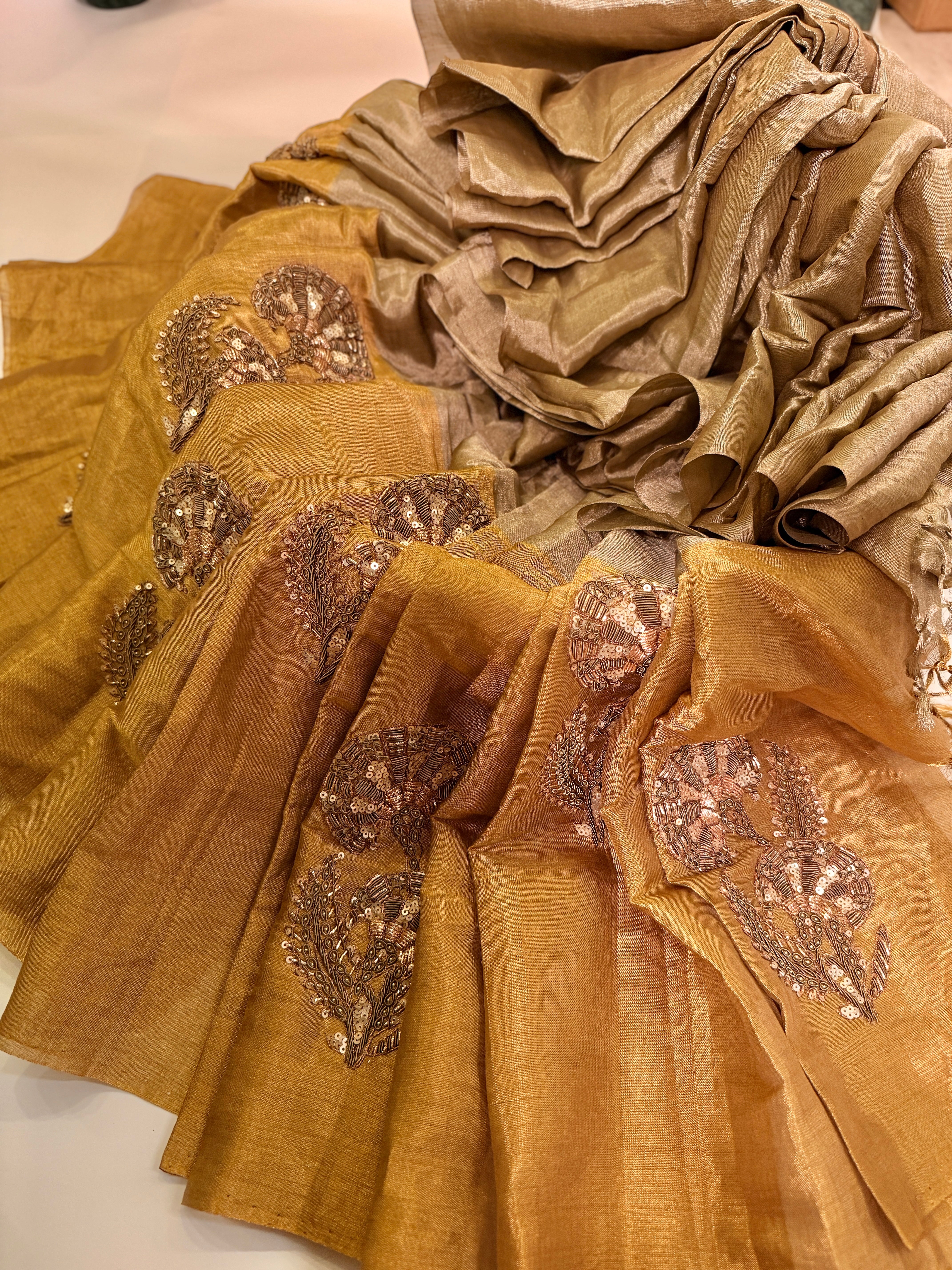 Sona-Rupa duo zardosi kanchipuram silk saree