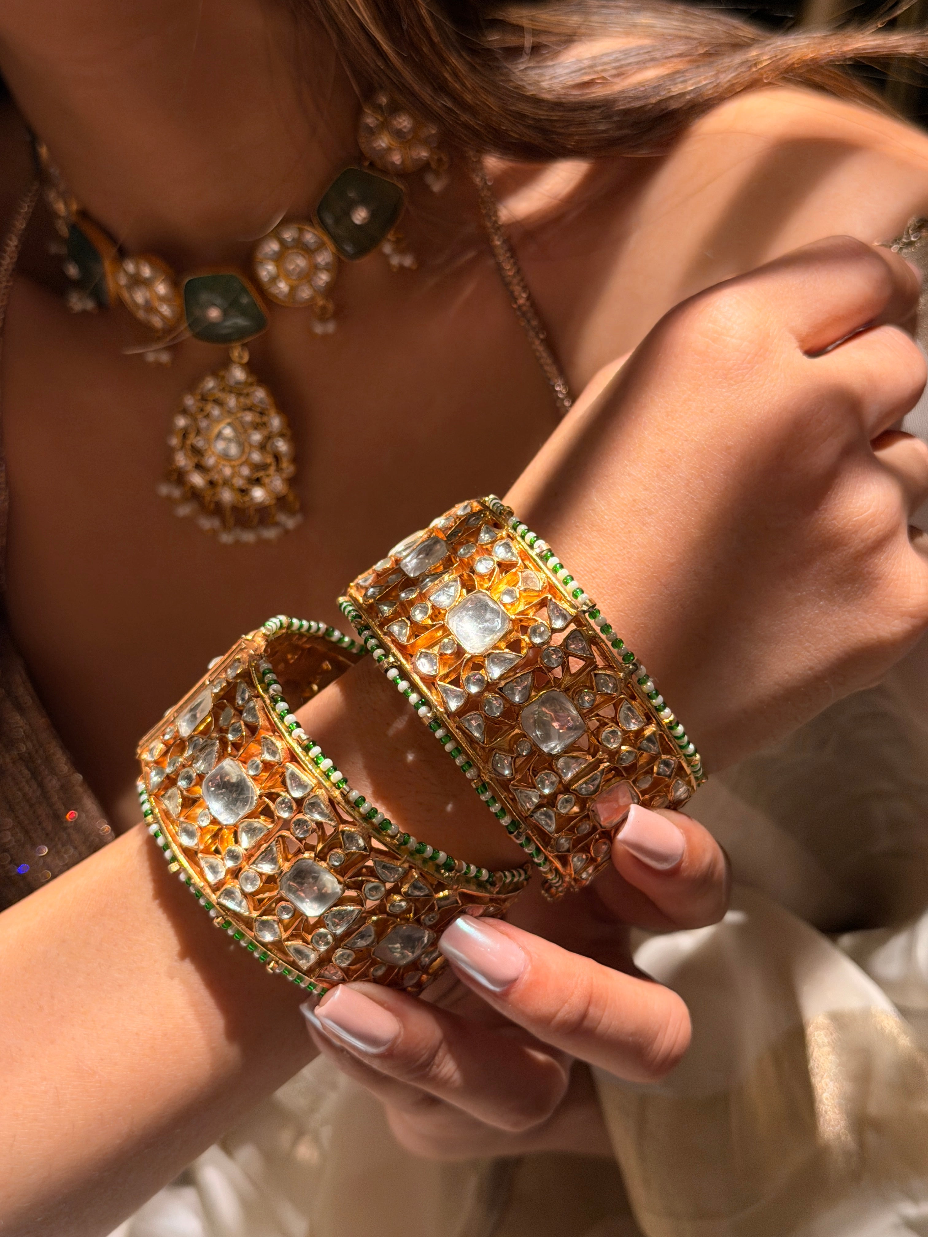 Manikya Kundan Bangle