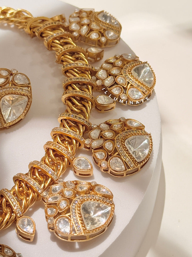 Zarina Luxe Polki Necklace