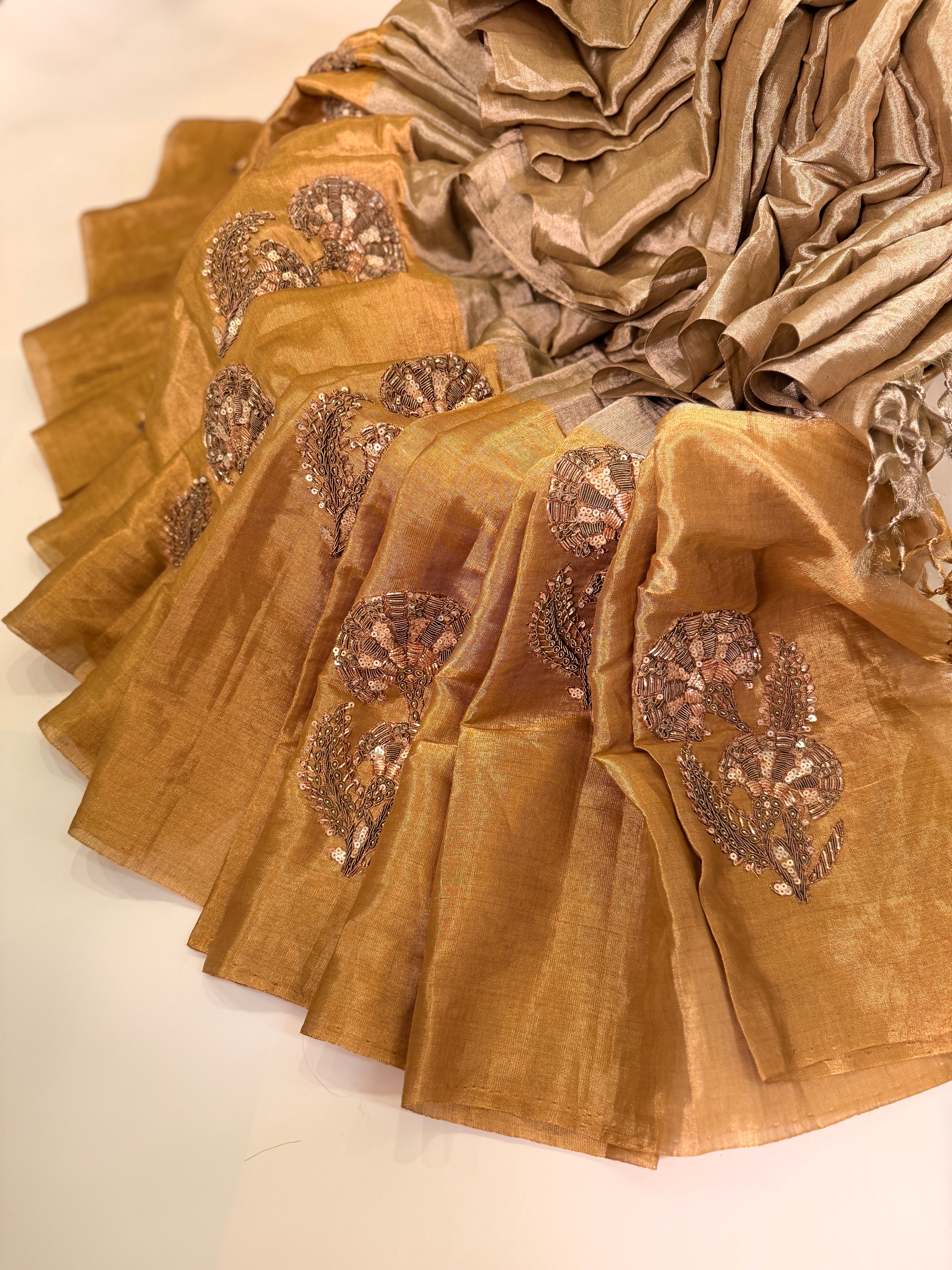 Sona-Rupa duo zardosi kanchipuram silk saree