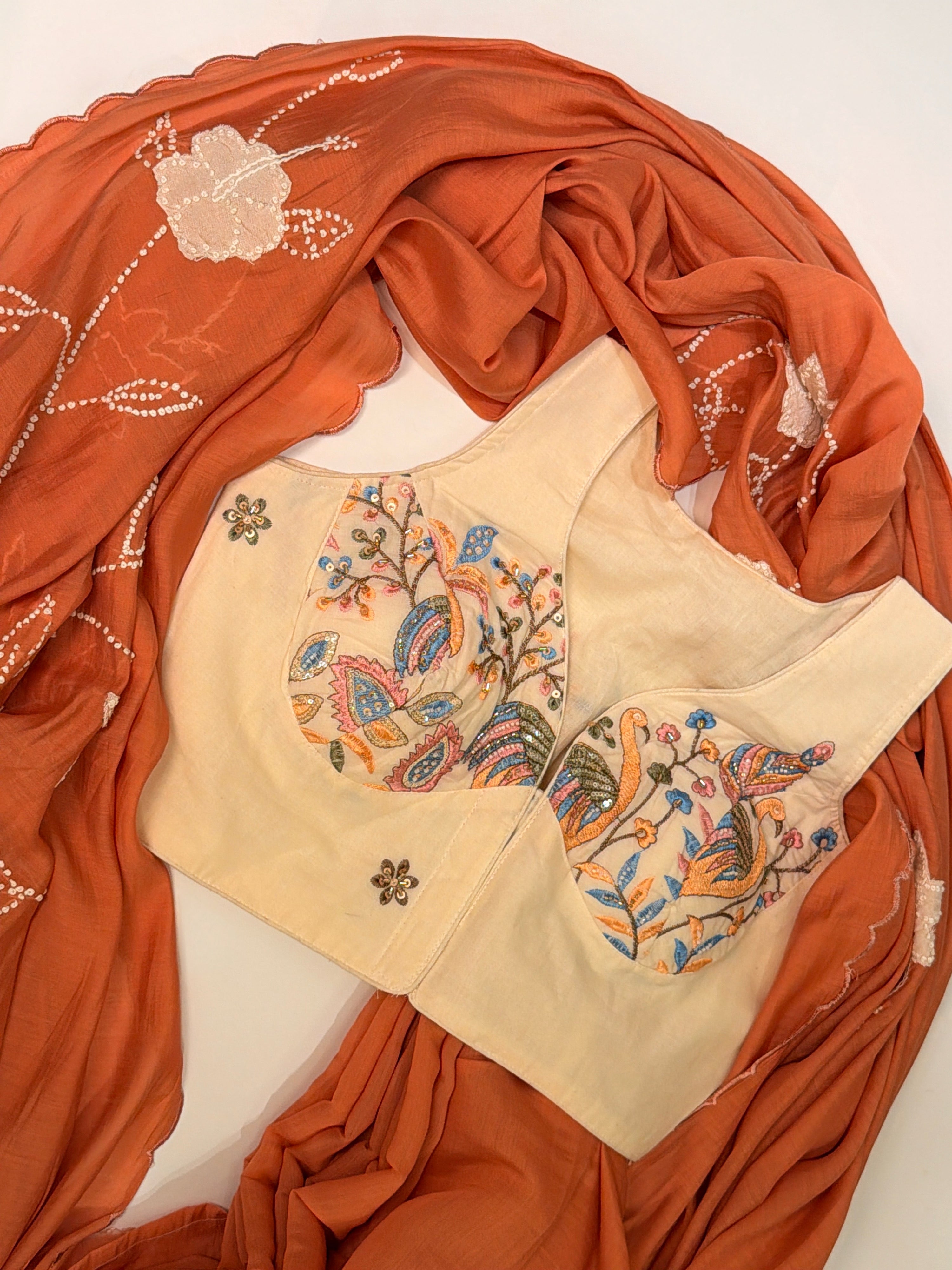 Flamingo Garden Blouse