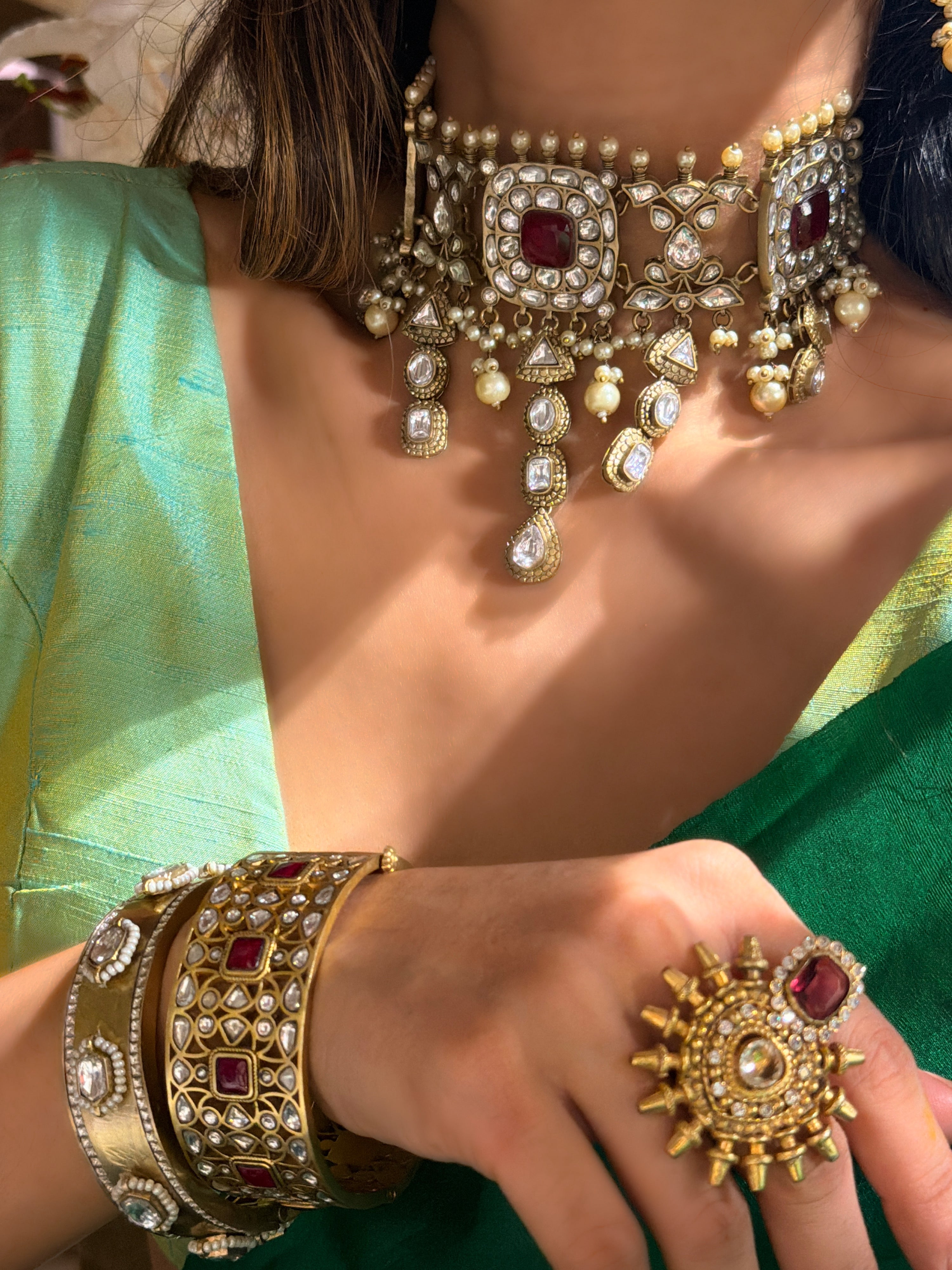 Rukhsaar Polki Choker -Mahira