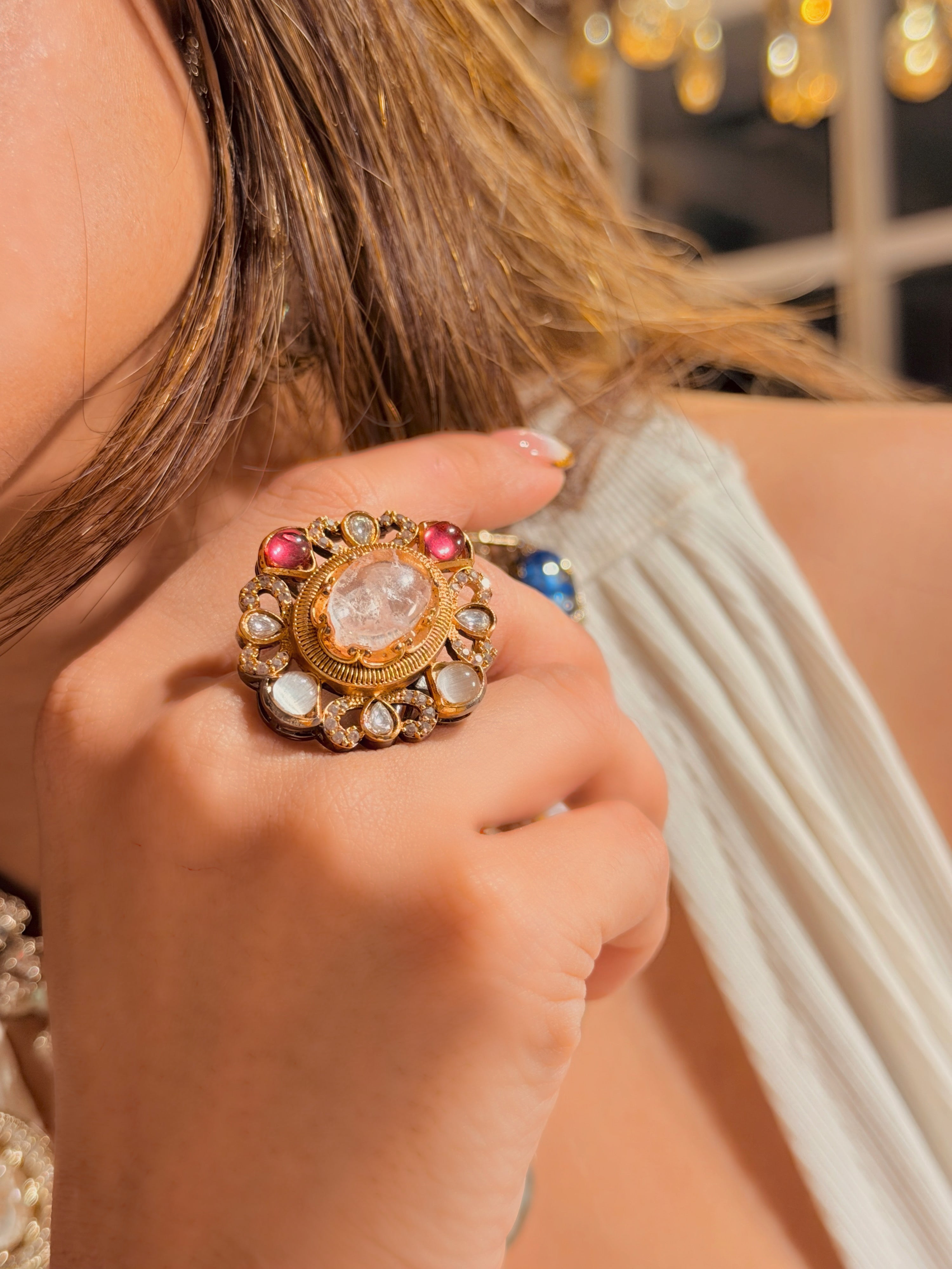 Aura Elizabeth Double layered Necklace