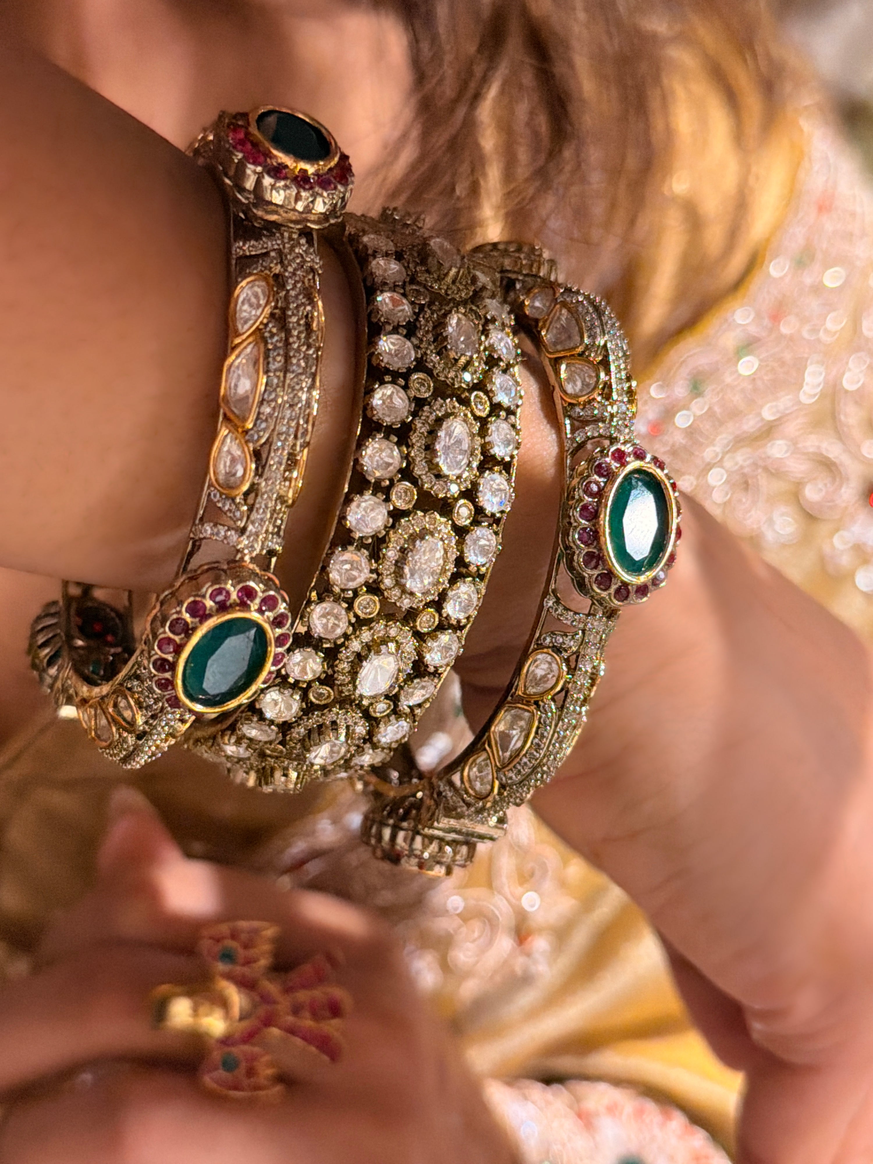 Opulent Vine Bangles