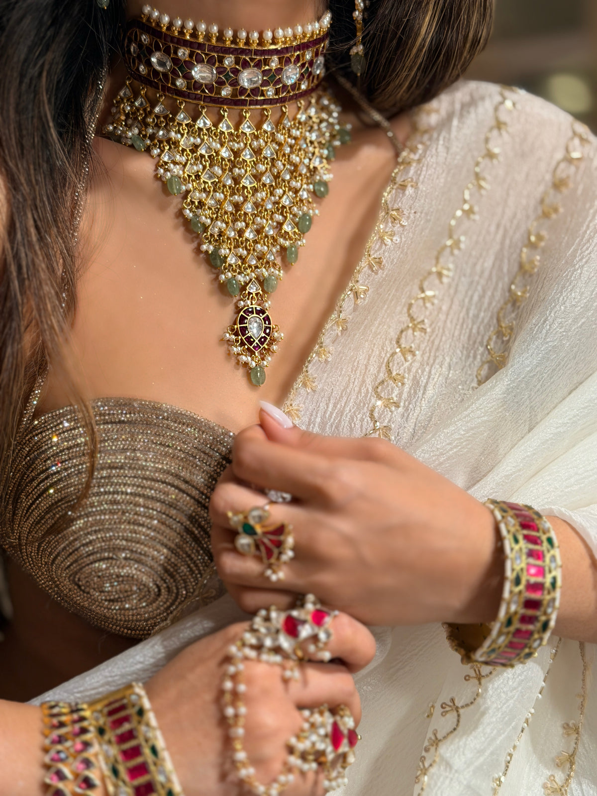 Rubab Rajputi Aadh Necklace