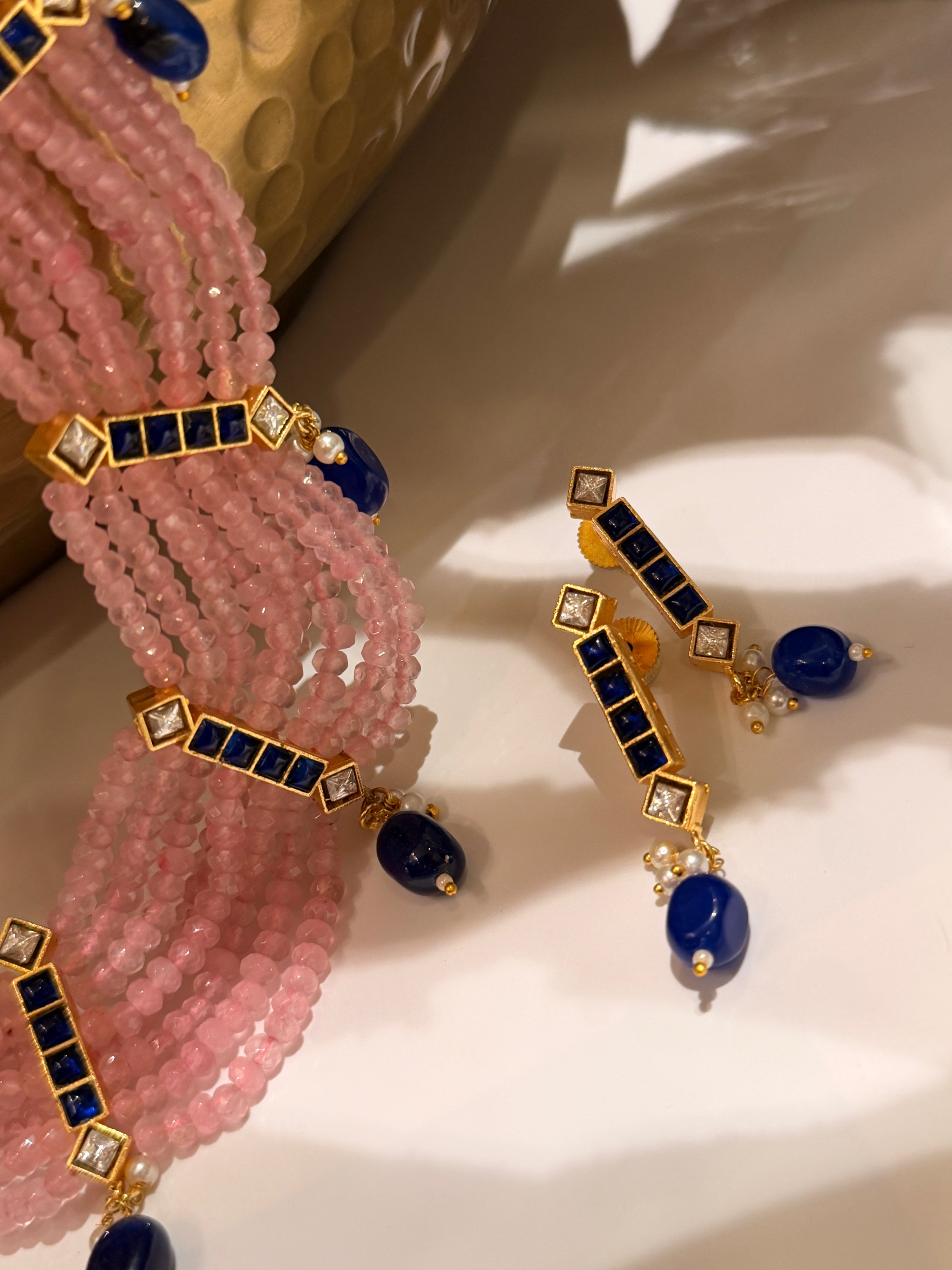 Nayantara Blush pink Necklace