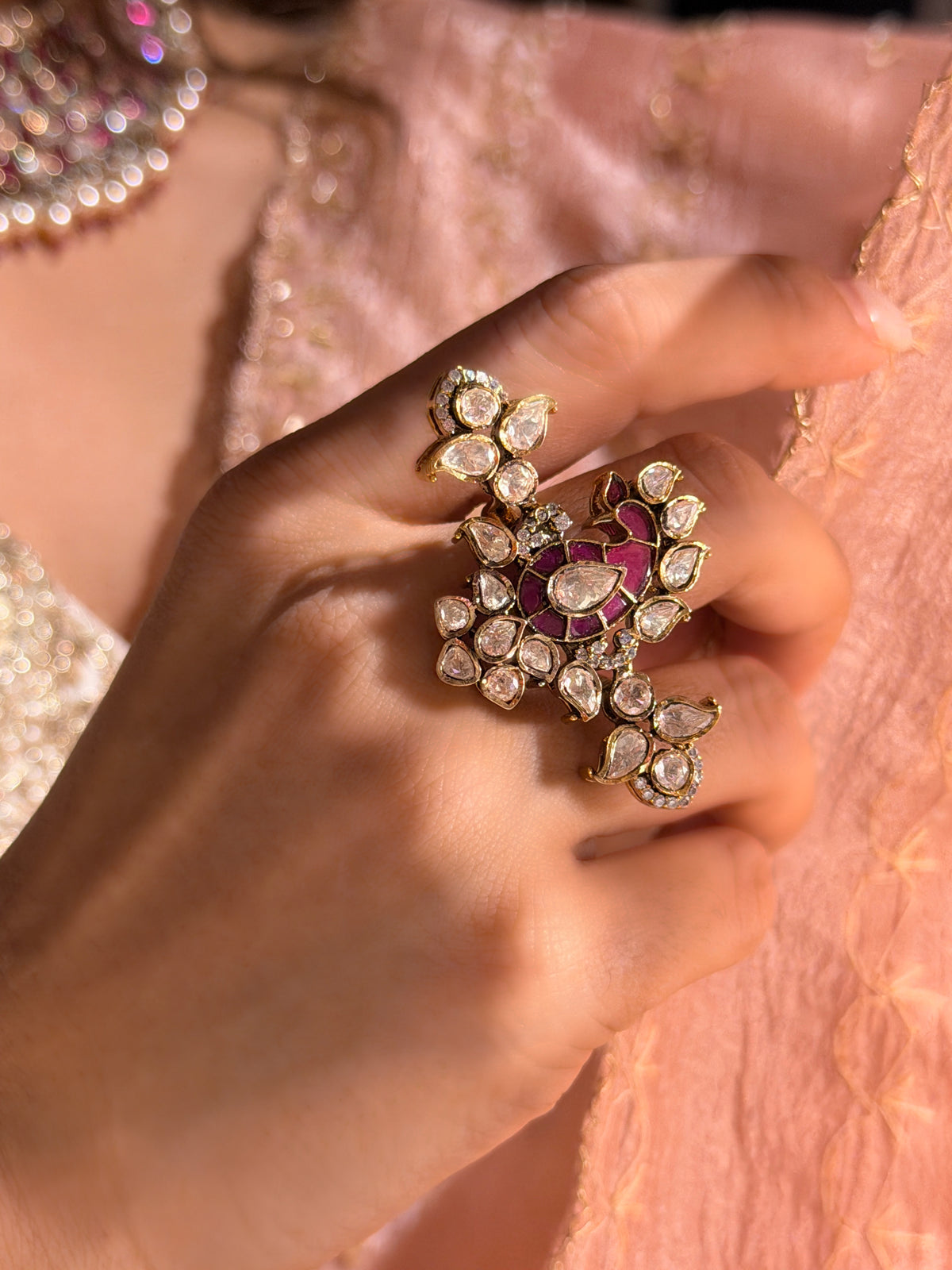 Shahi Gulshan Ring - Ruby