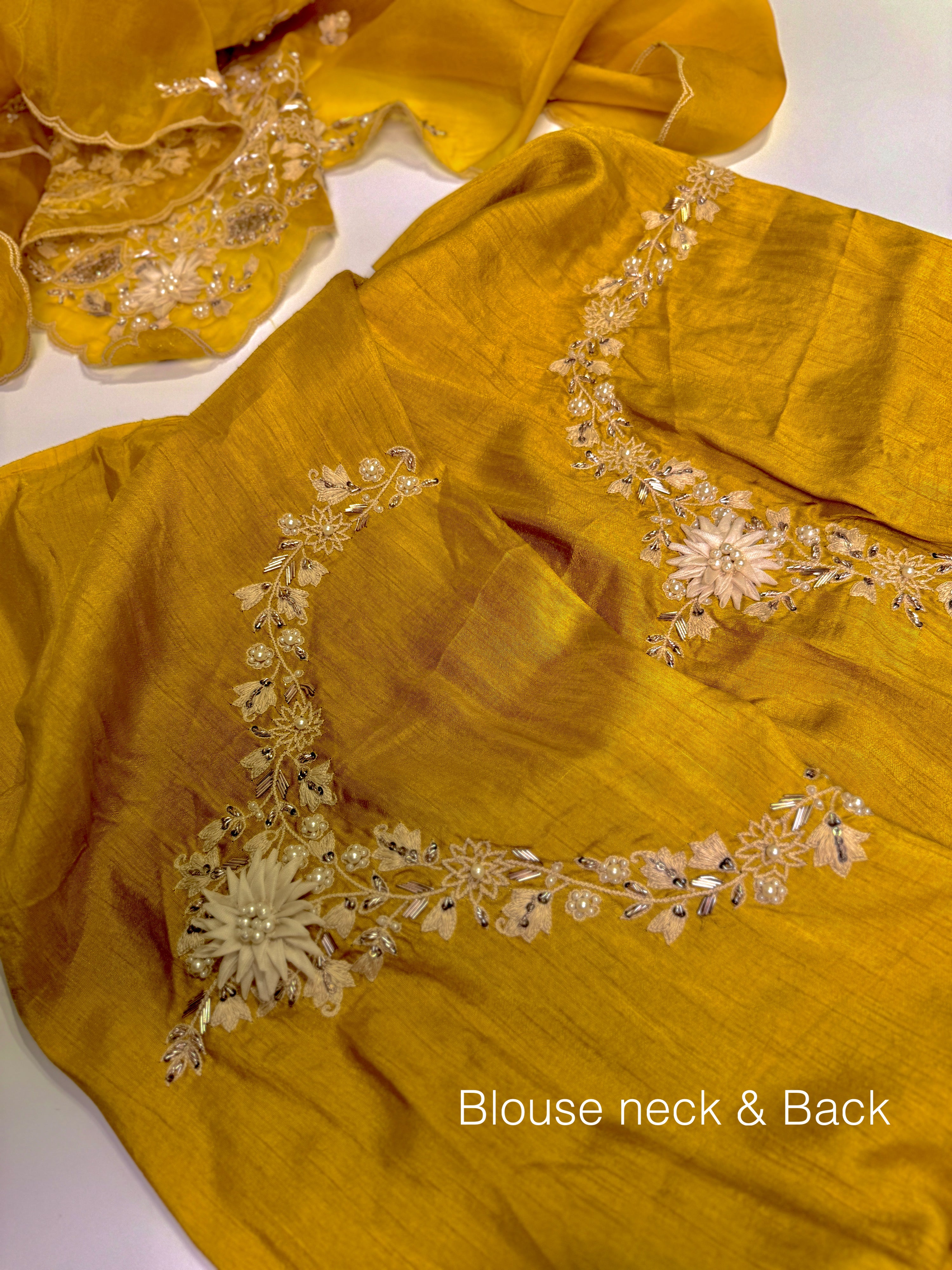 Sunshine Mukaish pure organza