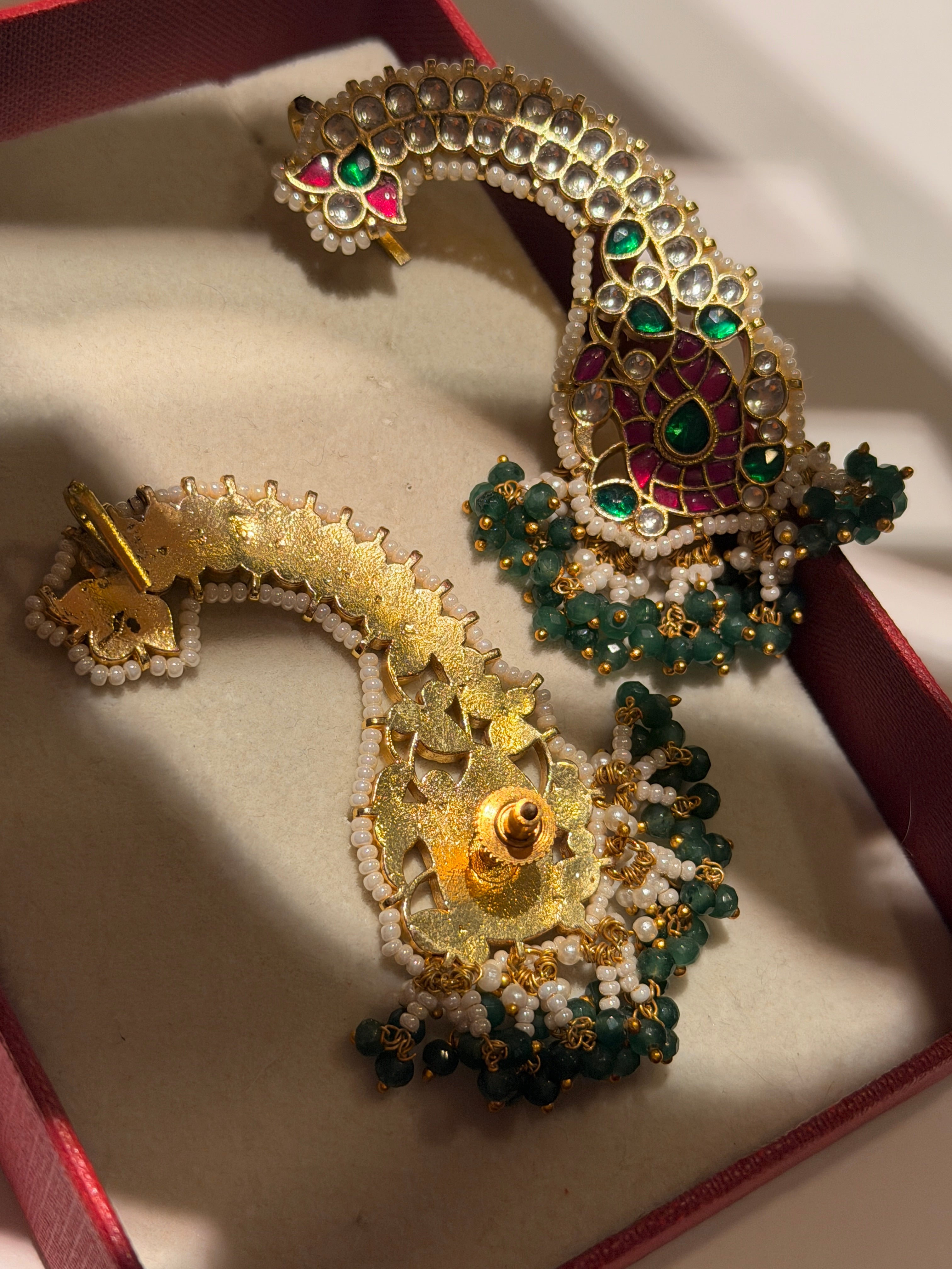 Mrignya Jadau Earcuff