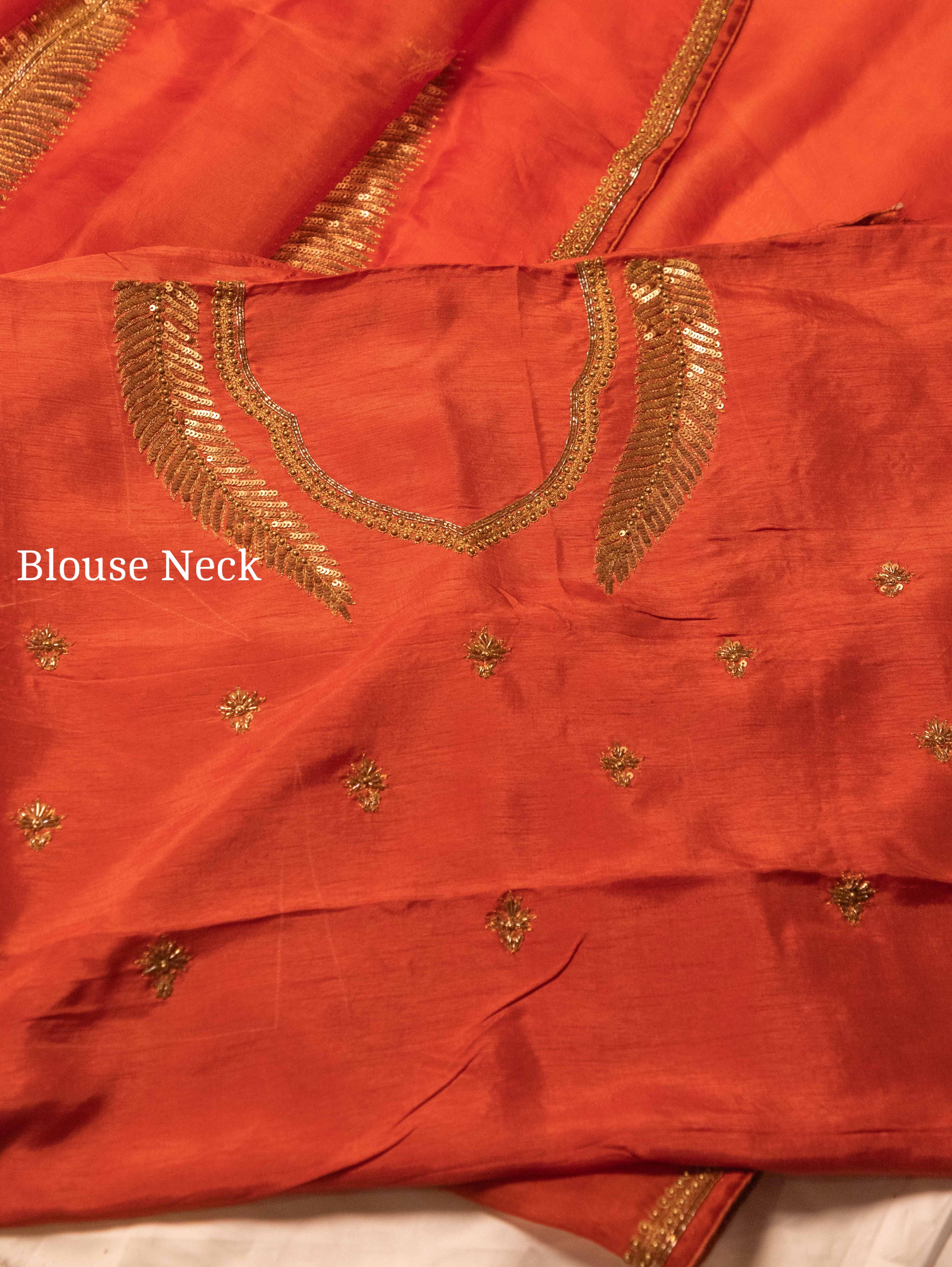 Pure organza Fern Saree