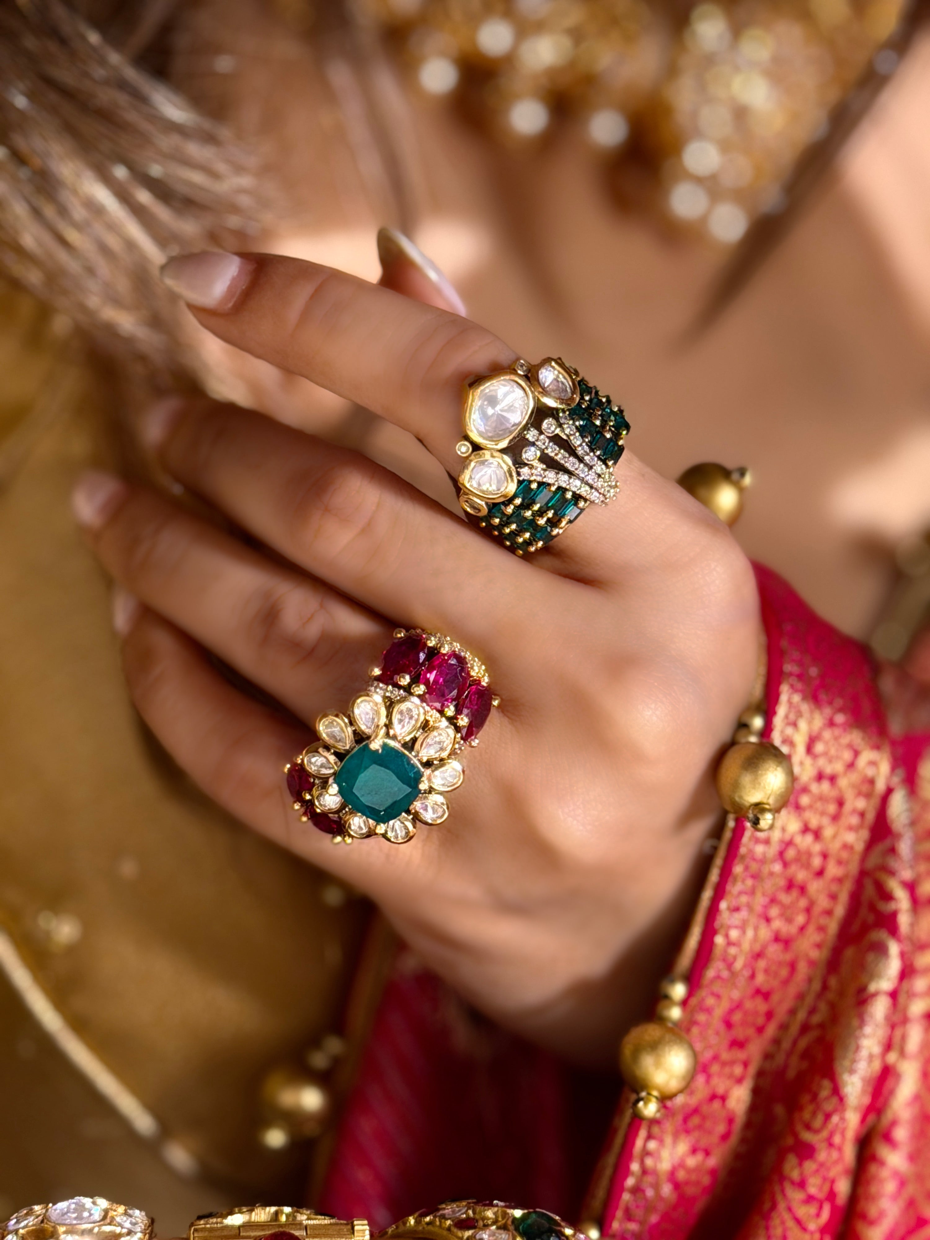 The jewel Crown Ring