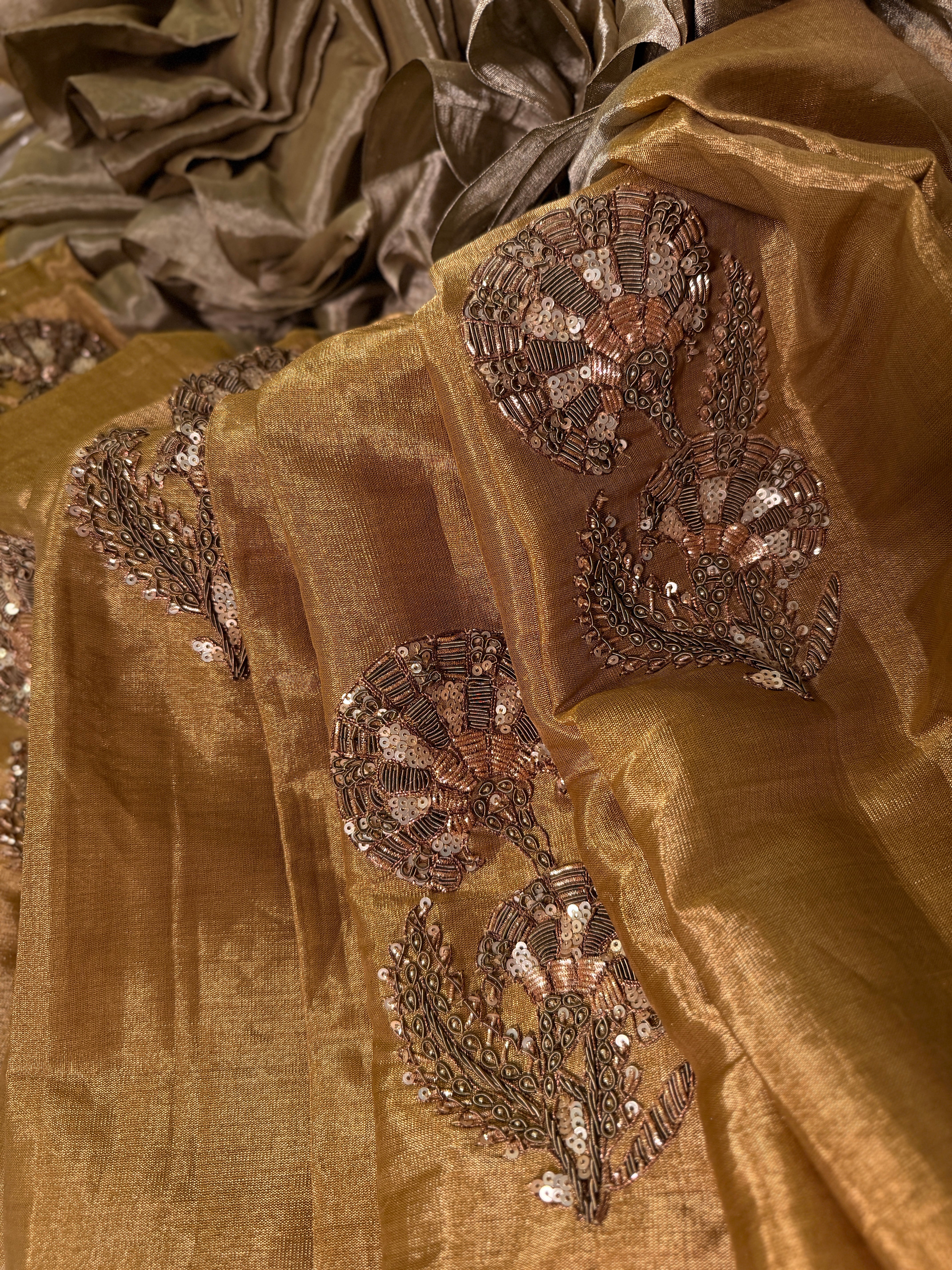 Sona-Rupa duo zardosi kanchipuram silk saree