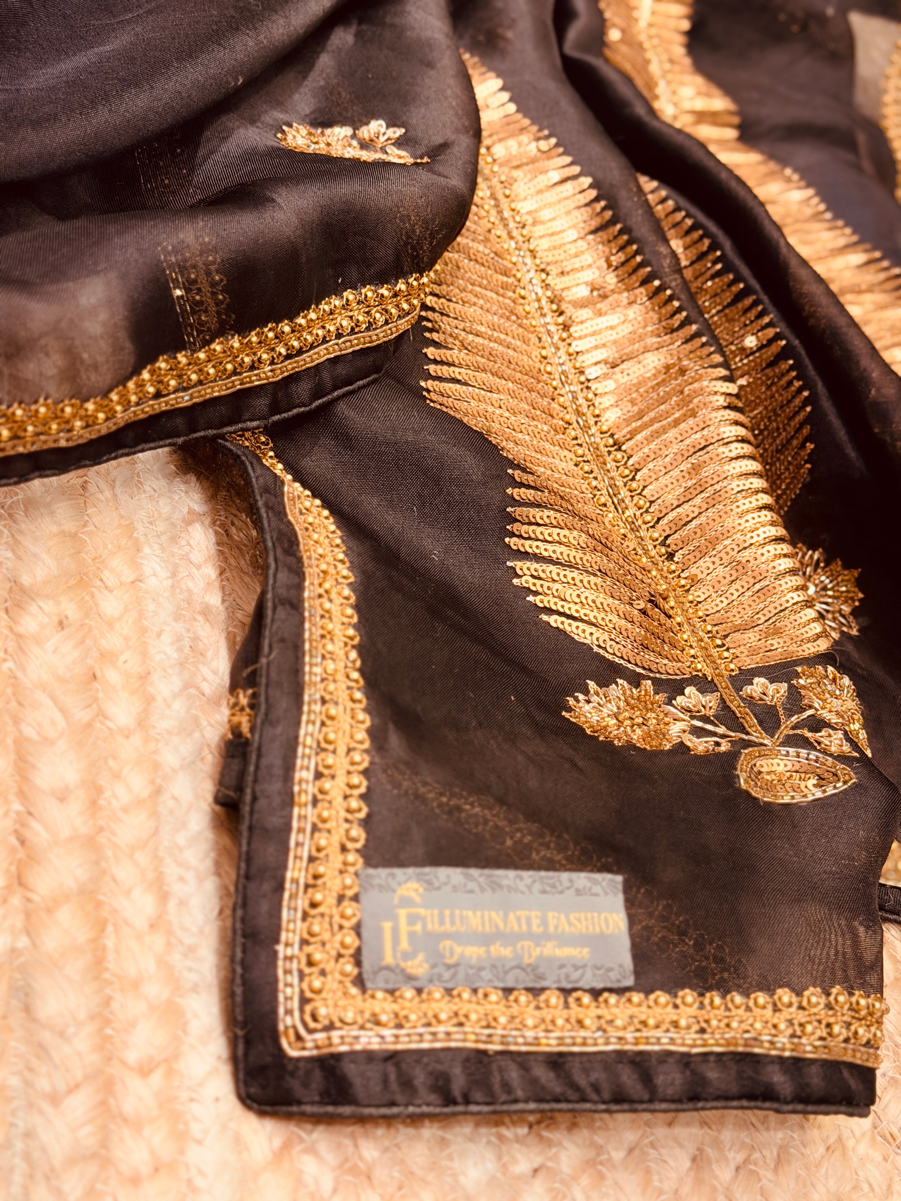 Pure organza Fern Saree