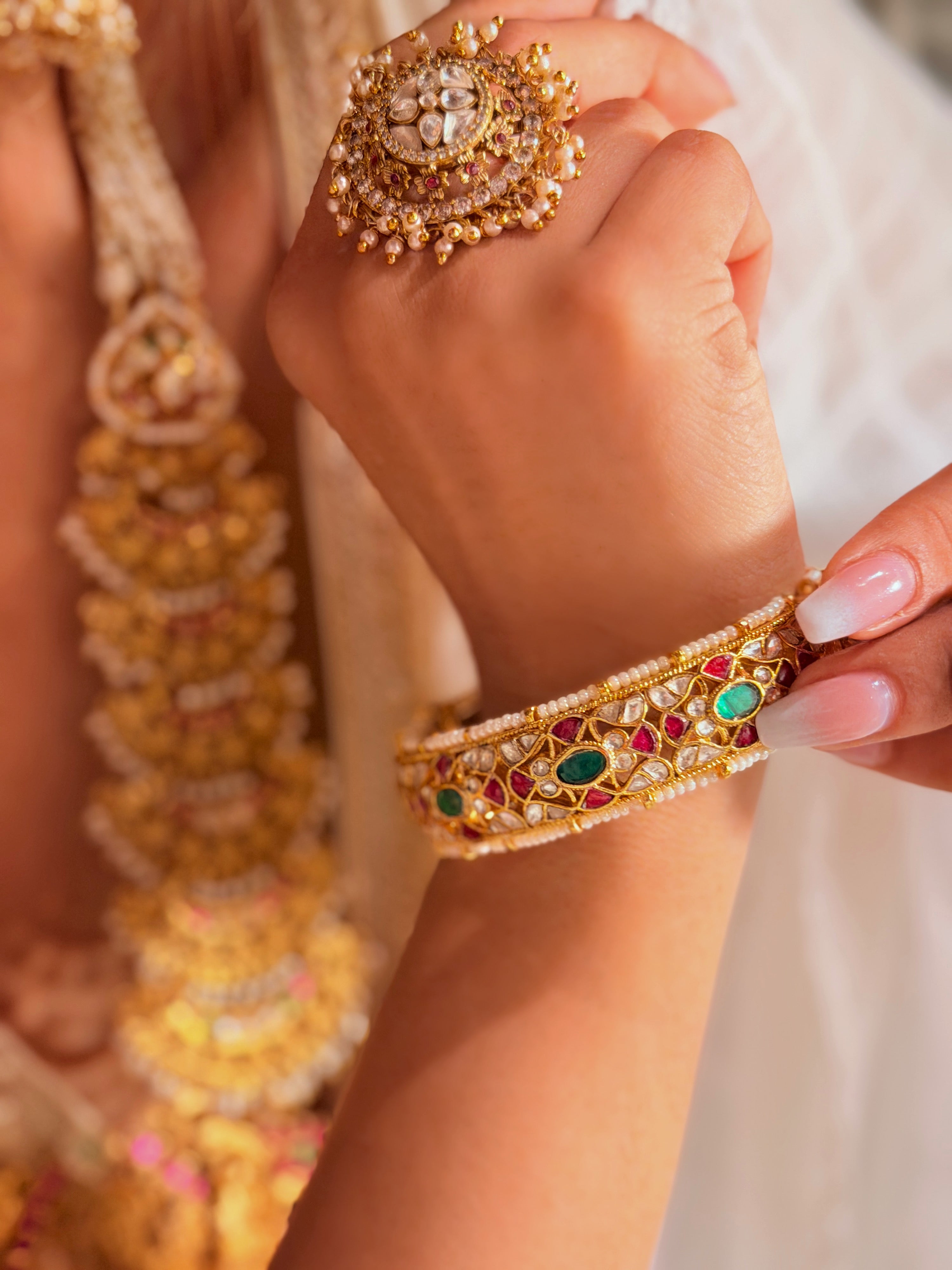 Vartika kundan bangle