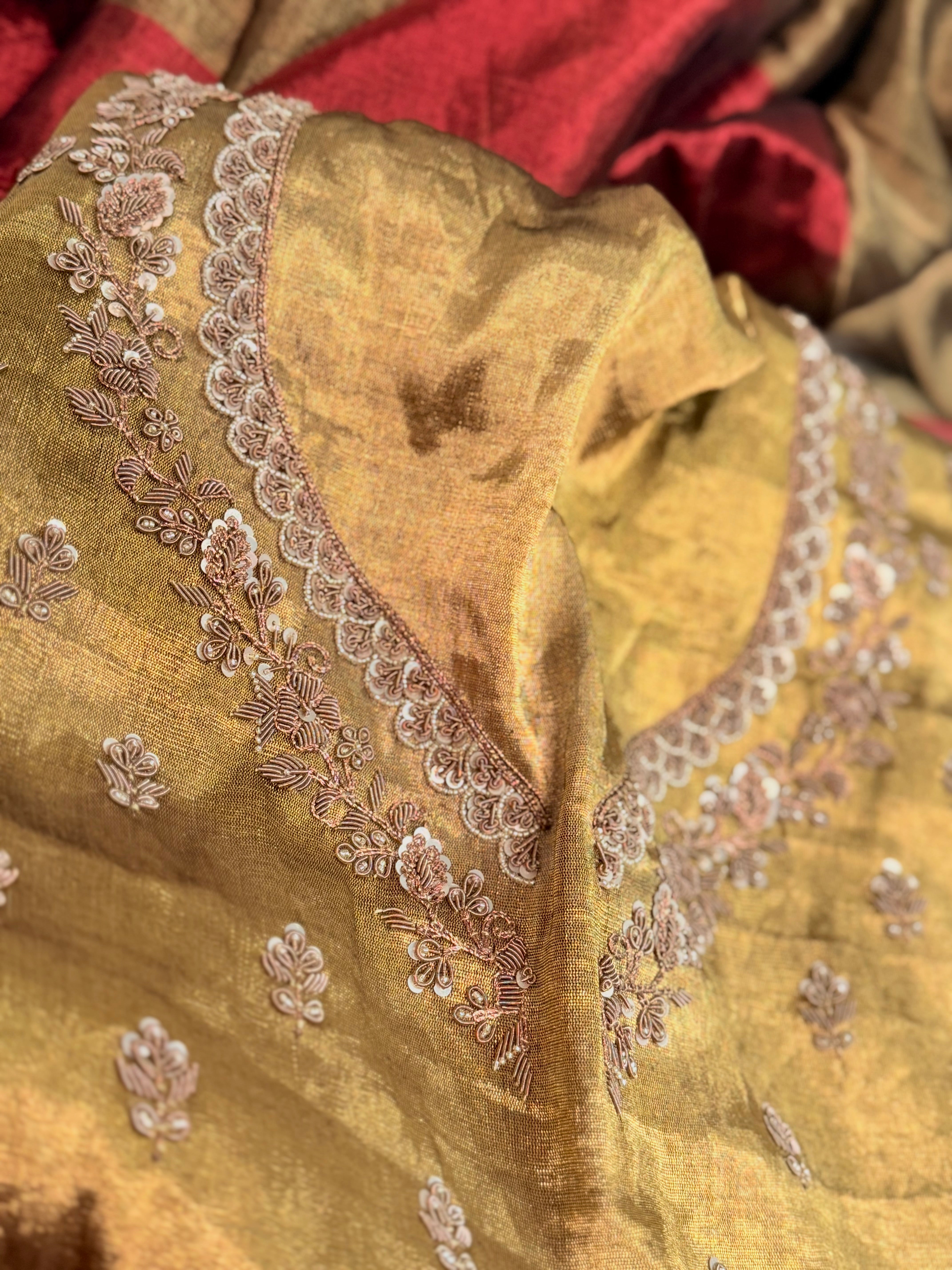 Empress Maroon Regal Saree