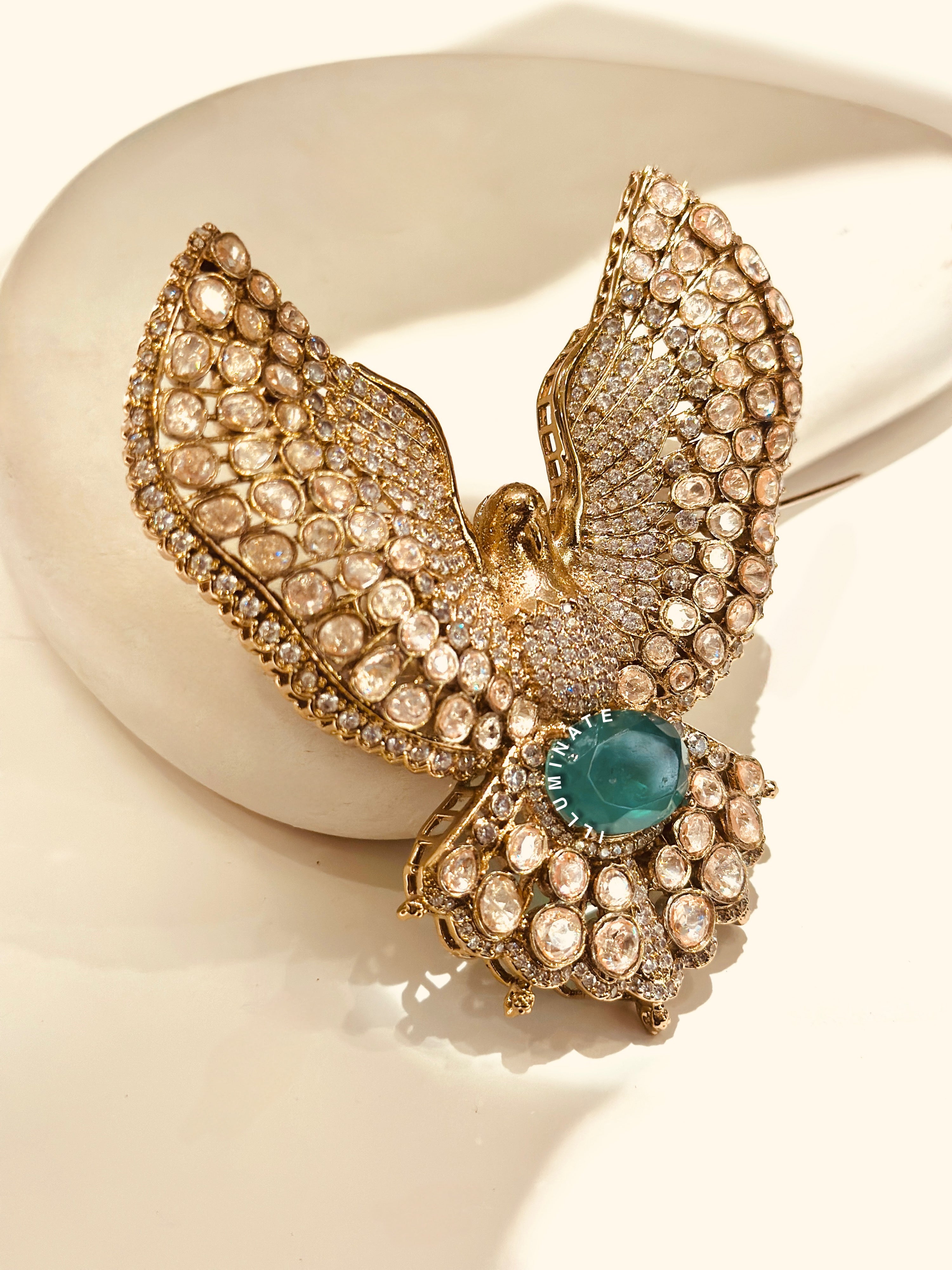 Eagle Worn Brooch