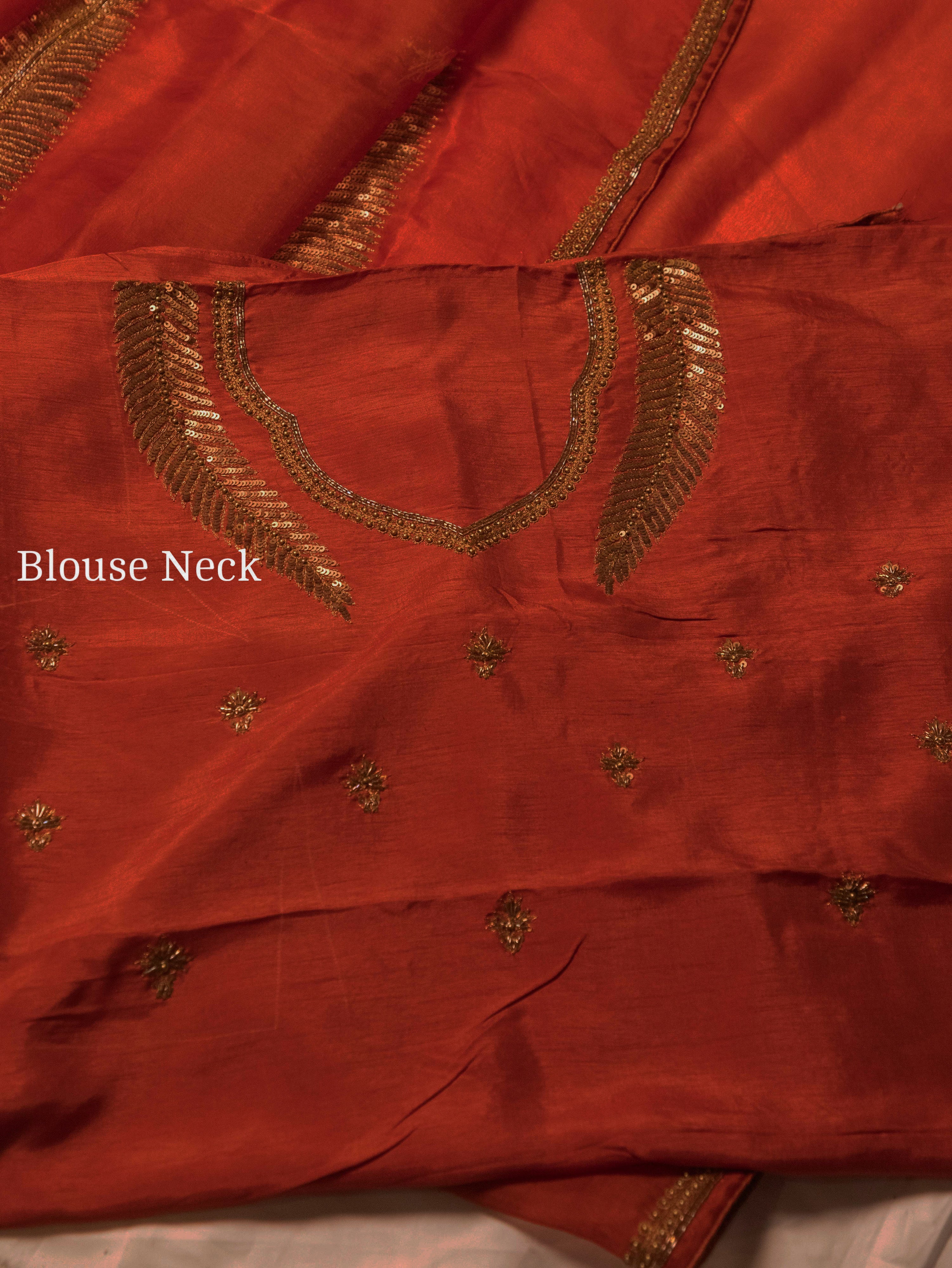 Pure organza Fern Saree