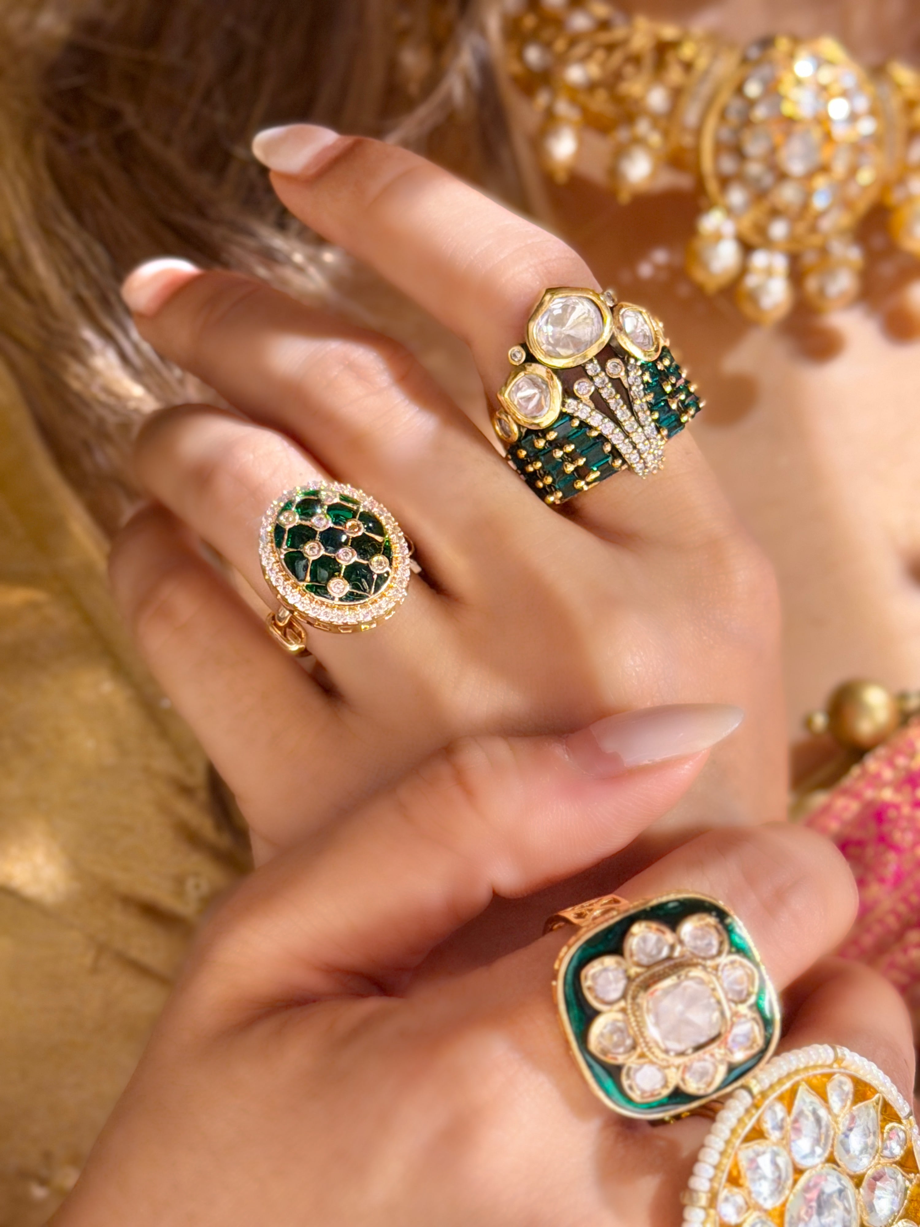 The jewel Crown Ring