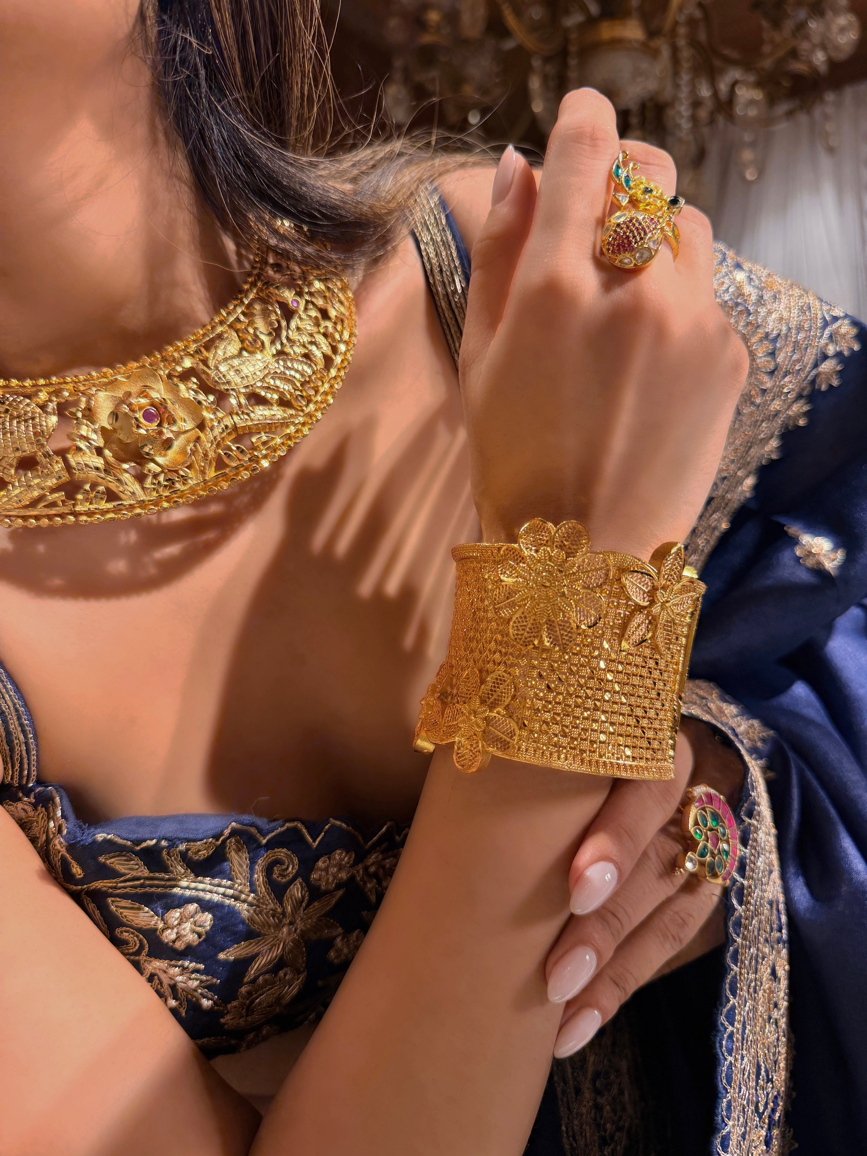 Sobhita cuff Bracelet - Royal Bengal