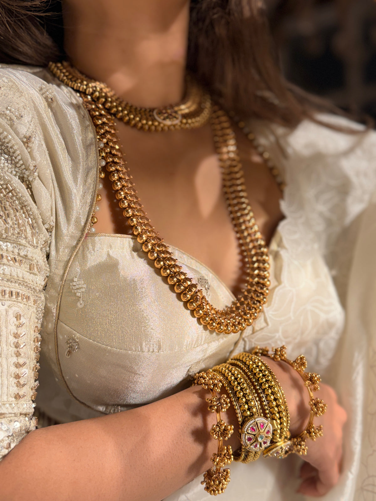Anaya Rajwadi Long Necklace